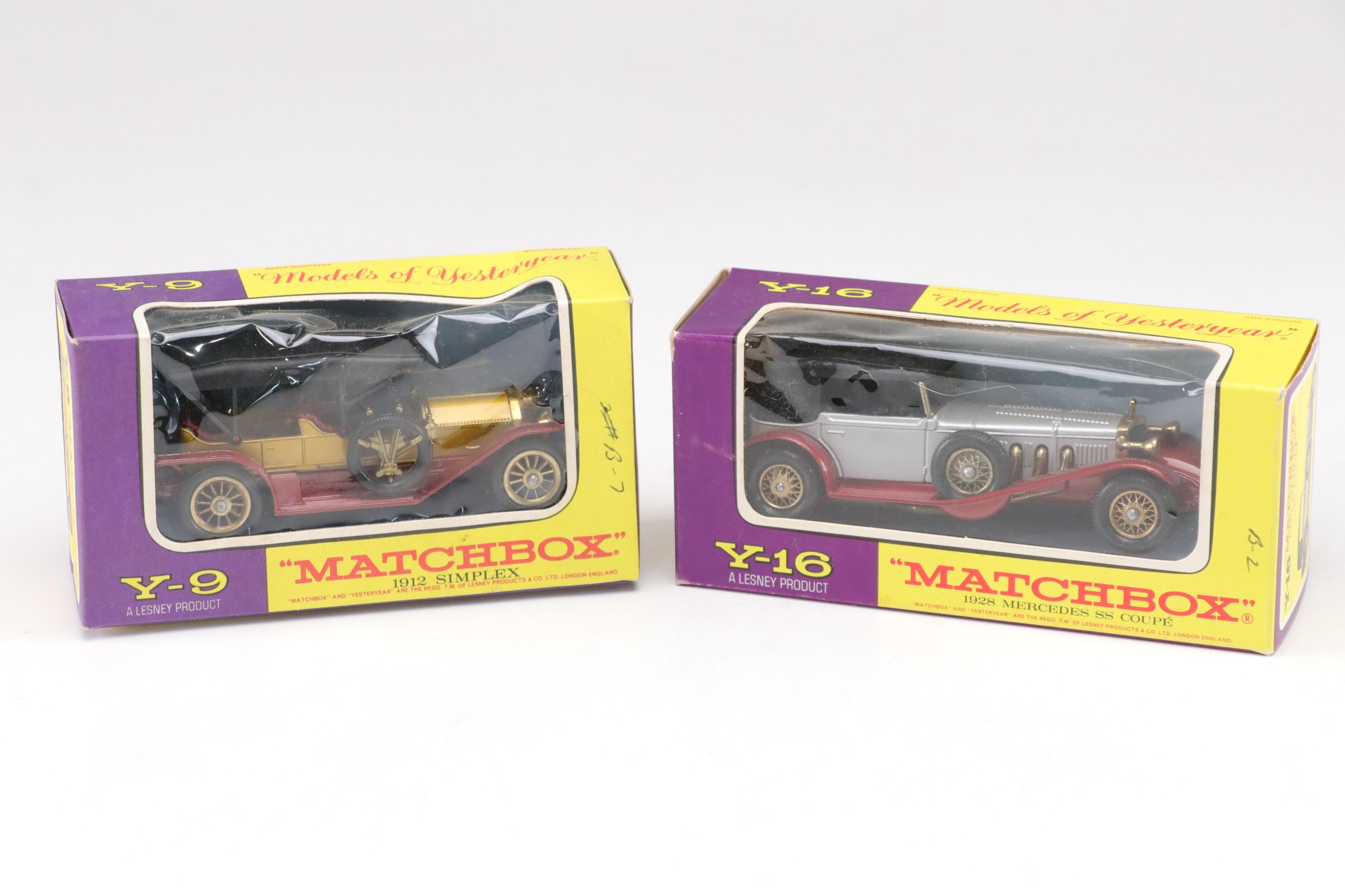 Matchbox "Models of Yesteryear" Diecast Toy Car Collection