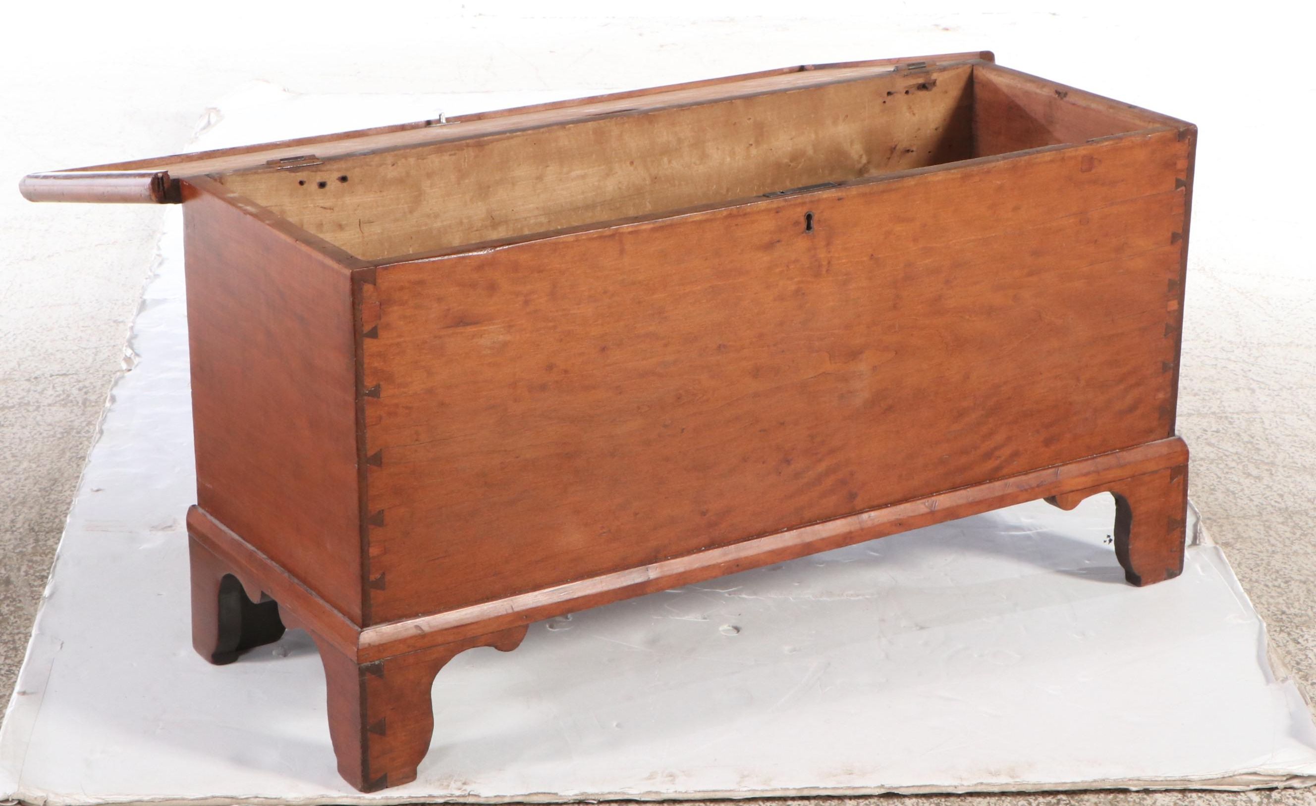 Shaker Style Wooden Blanket Chest