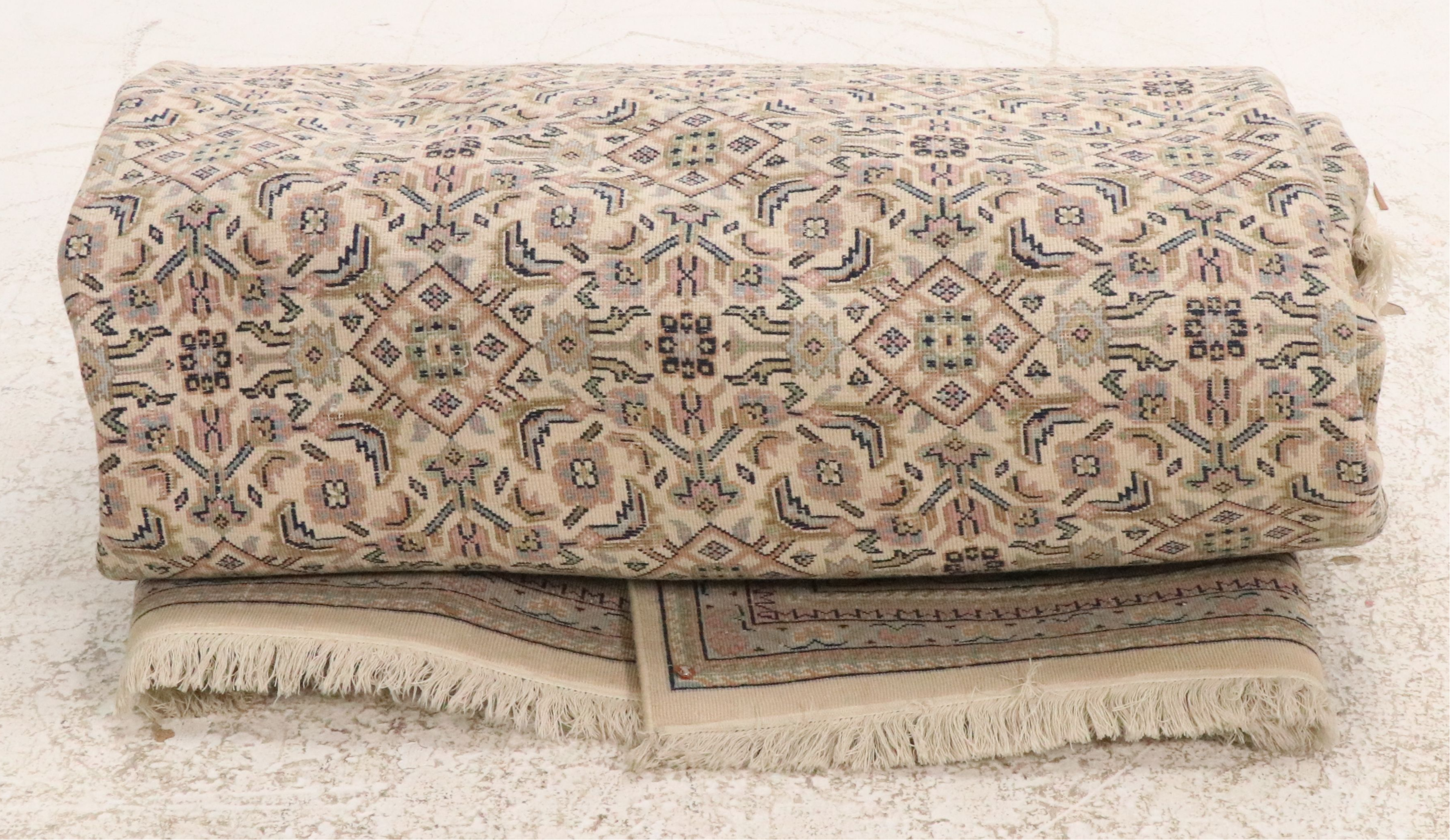 7'10 x 11'6 Hand-Knotted Persian Moud Area Rug