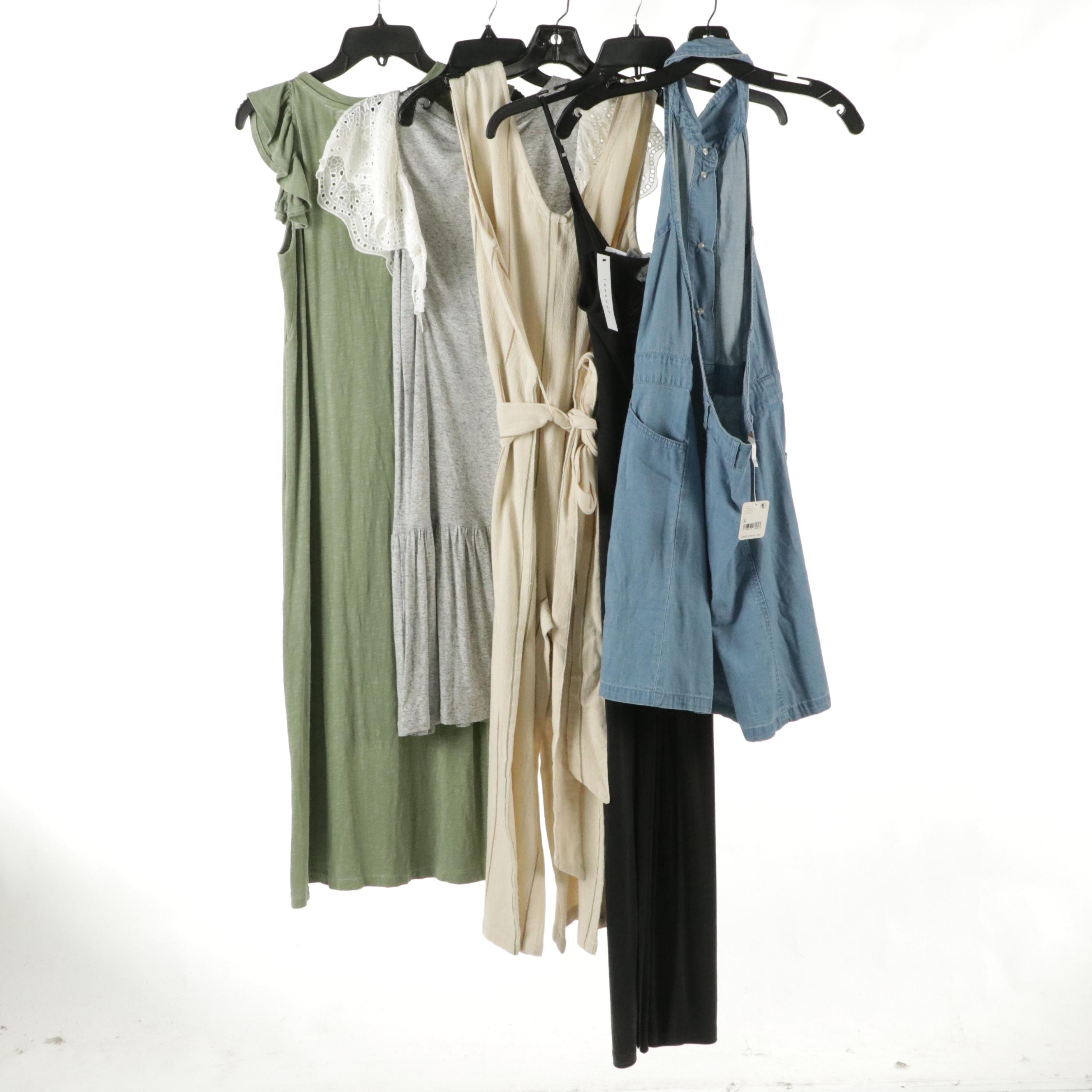 Casual Dresses and Jumpsuits Featuring Free People, Topshop, and More