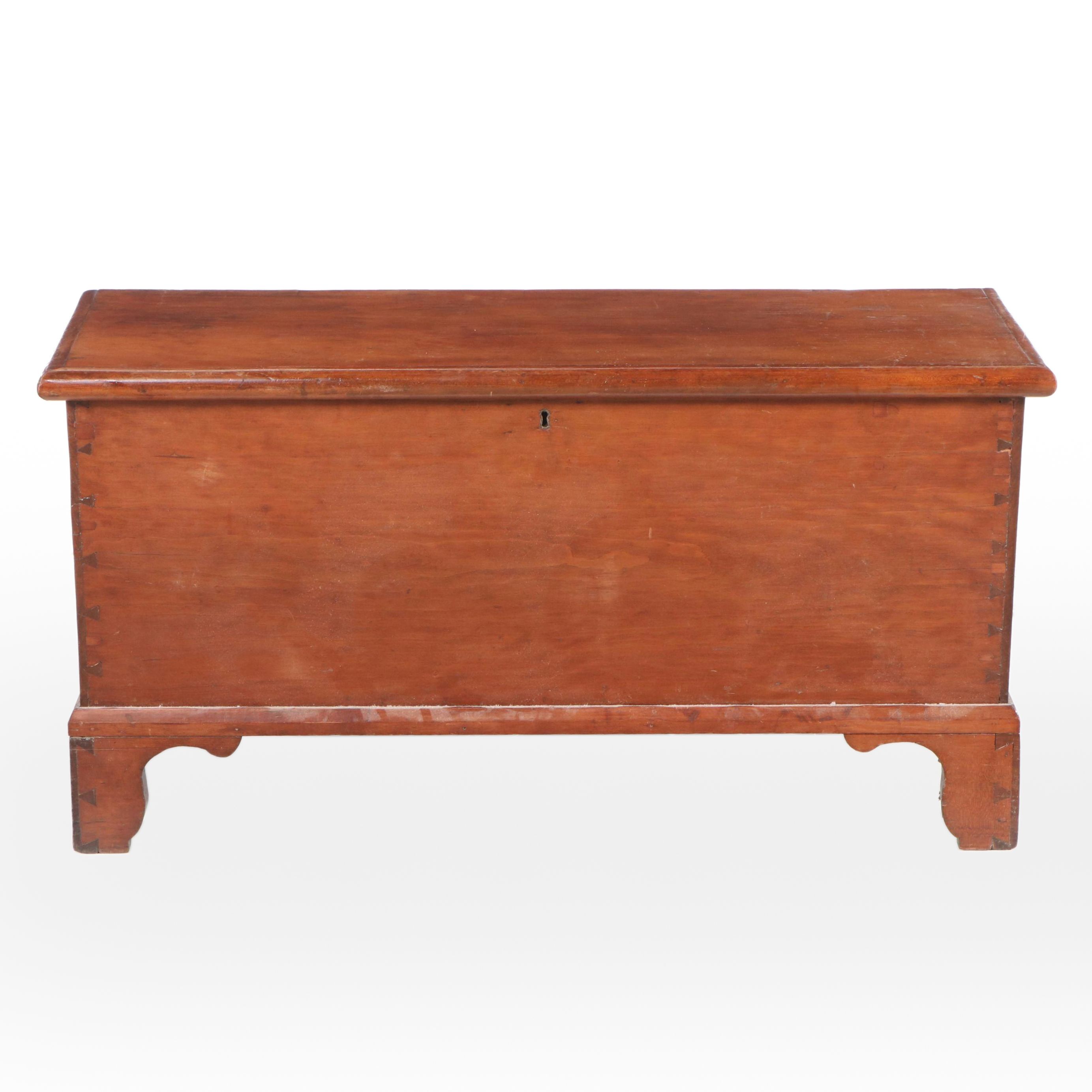 Shaker Style Wooden Blanket Chest