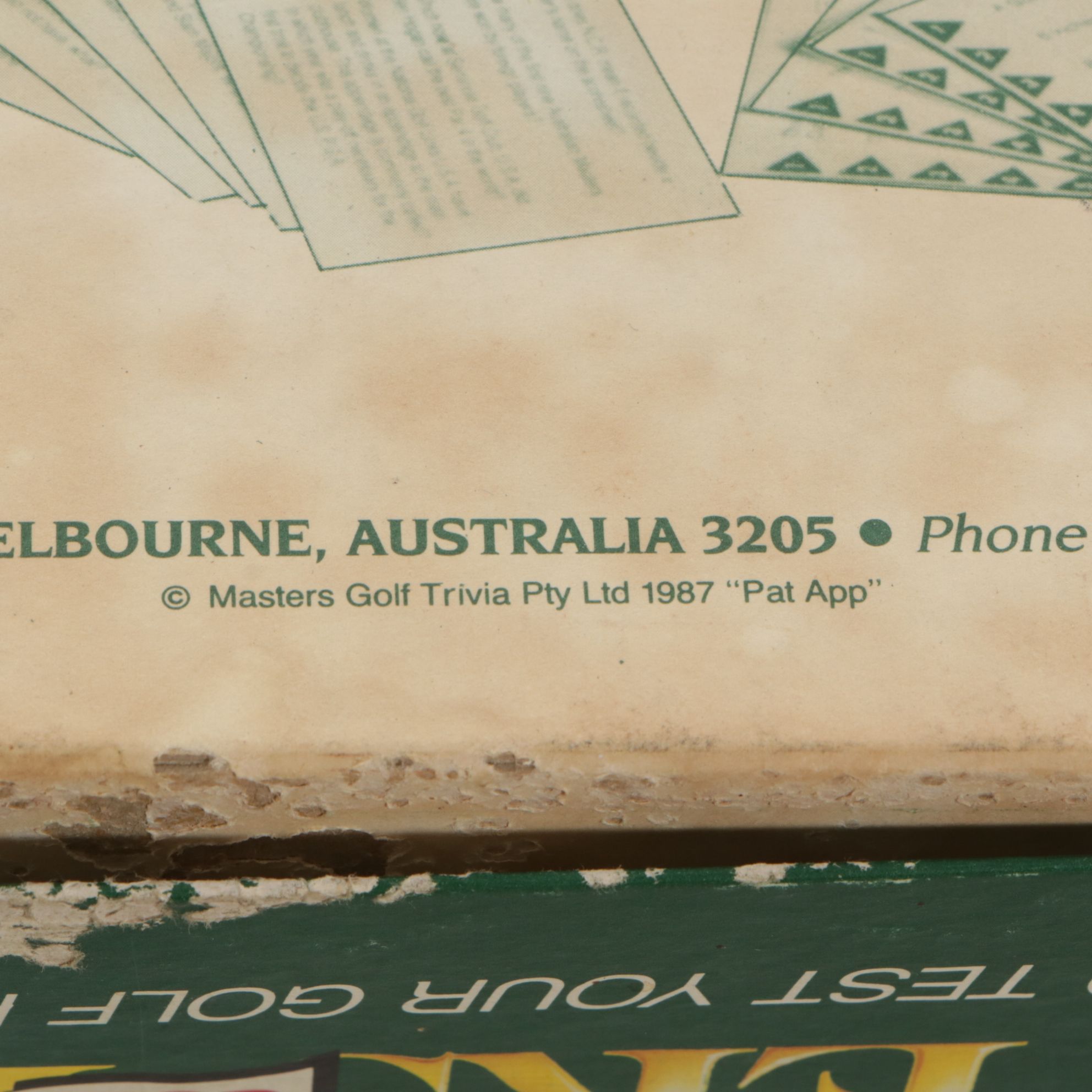 "Spin-Golf", "Tournament Golf" and Other Golf Games, Late 20th-Early 21st Cen.