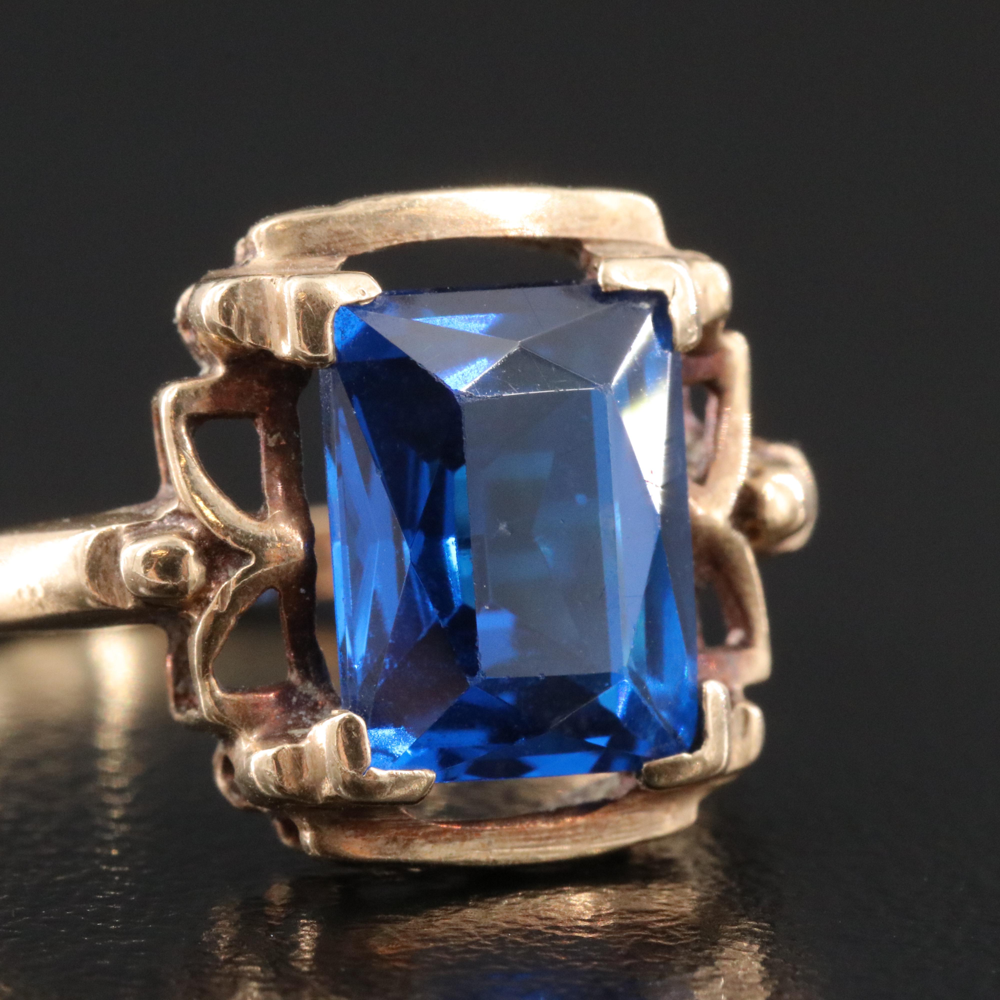 Vintage 10K Spinel Ring