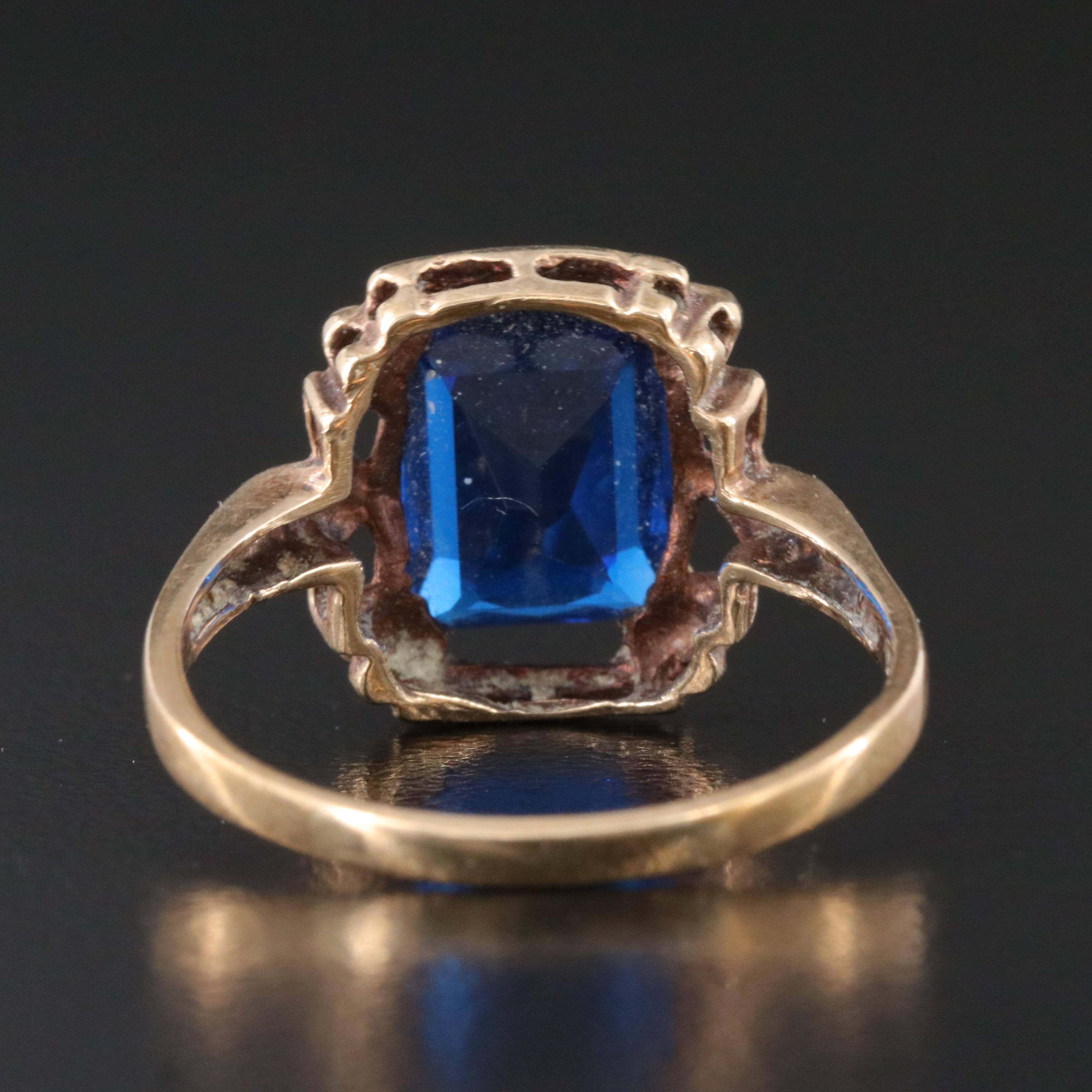 Vintage 10K Spinel Ring
