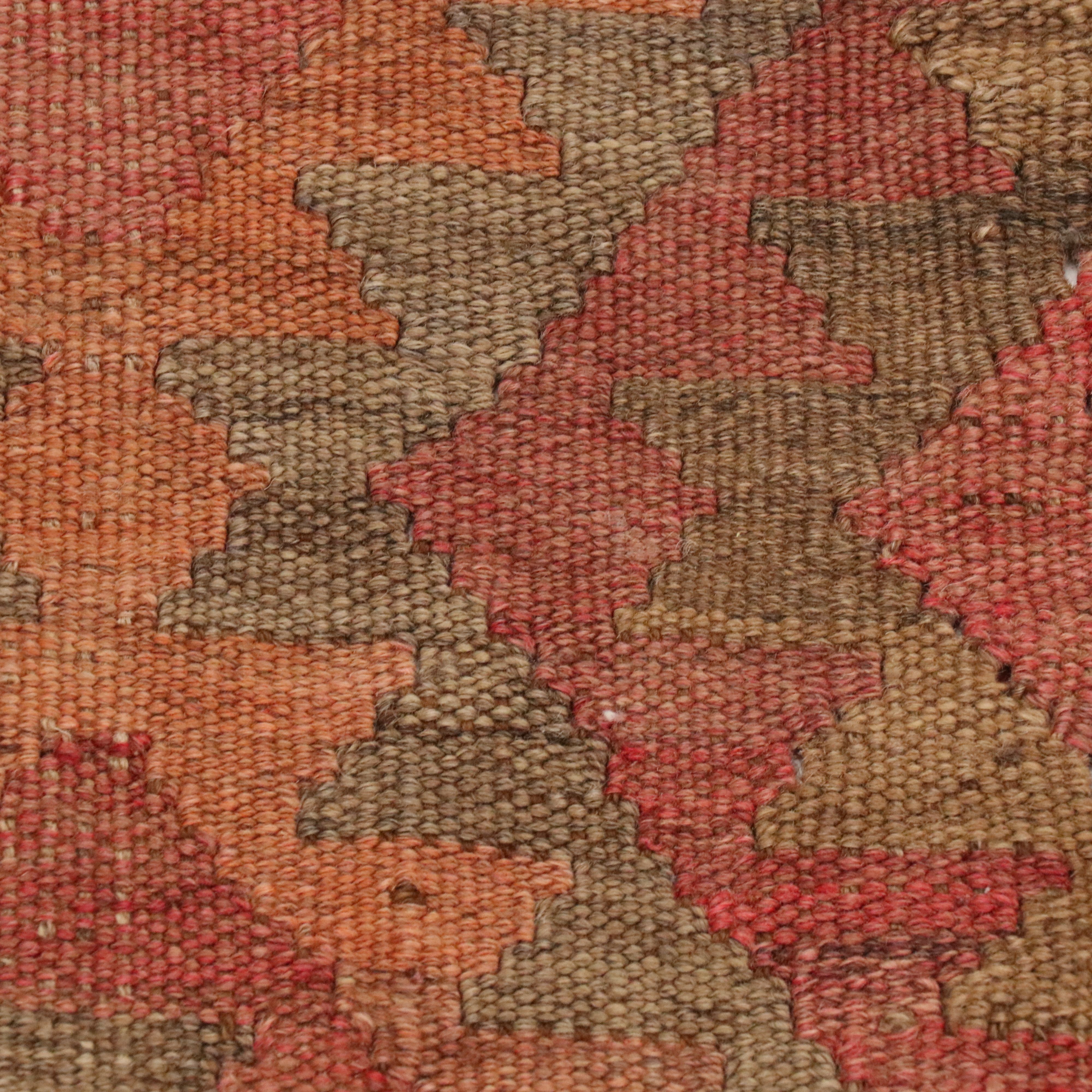 9' x 14'6 Handwoven Turkish Kilim Room-Sized Rug