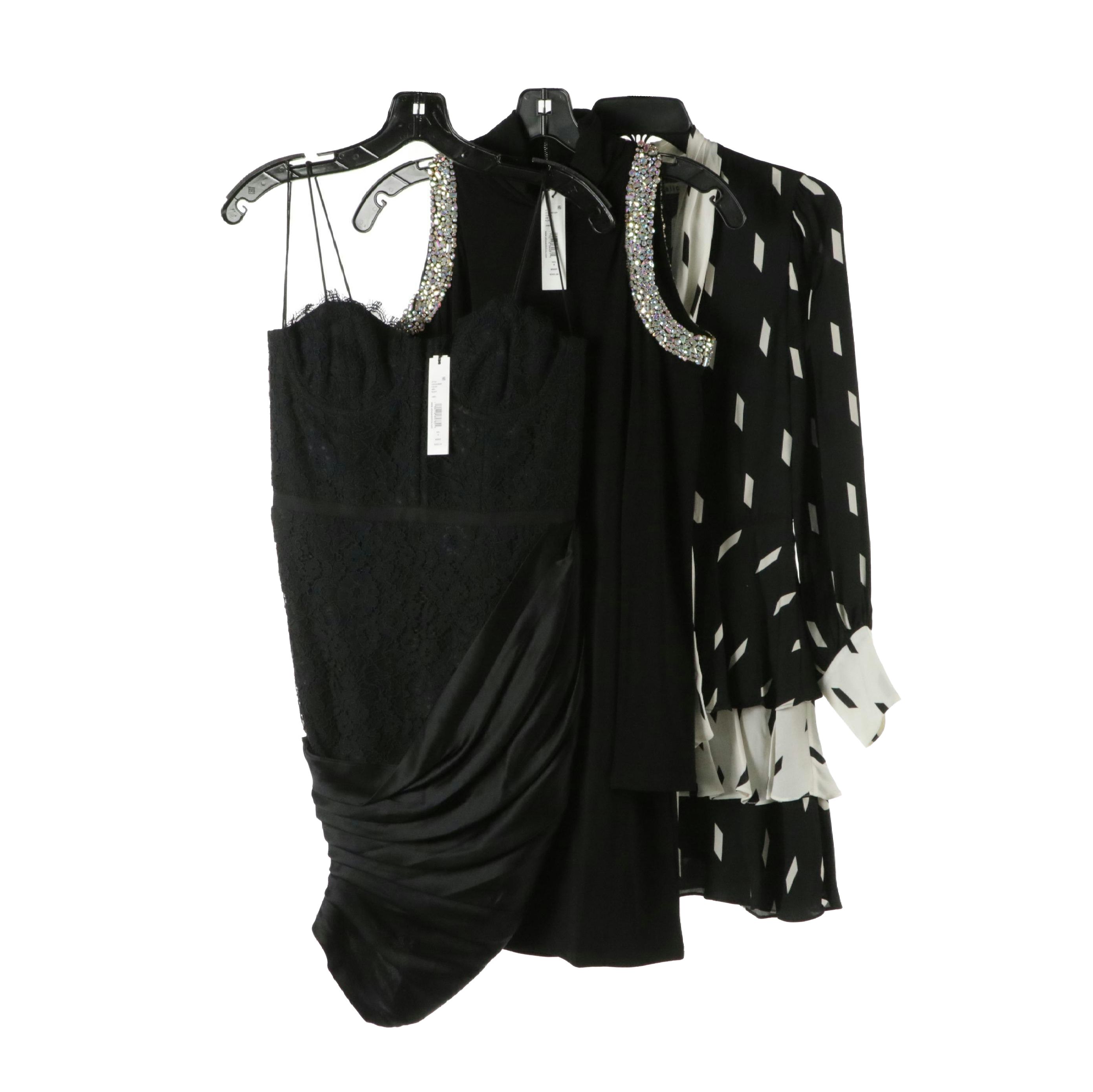 Alice + Olivia Rose Draped Bustier Mini, Delora Cold Shoulder & Other Dress