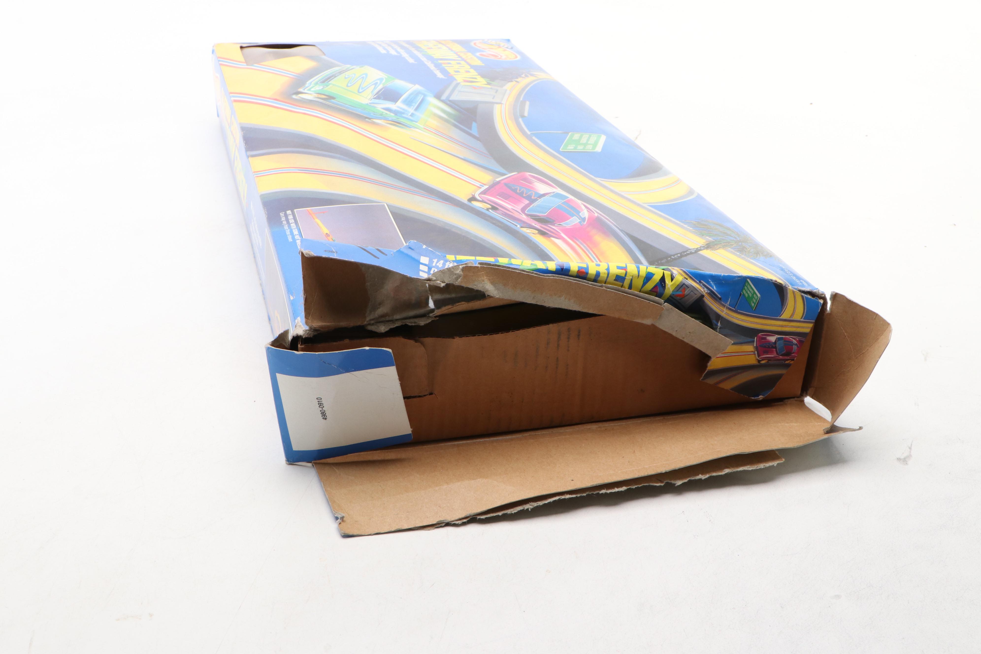 Hot Wheels "Service Center" with Other Toy Car Sets, Late 20th Century