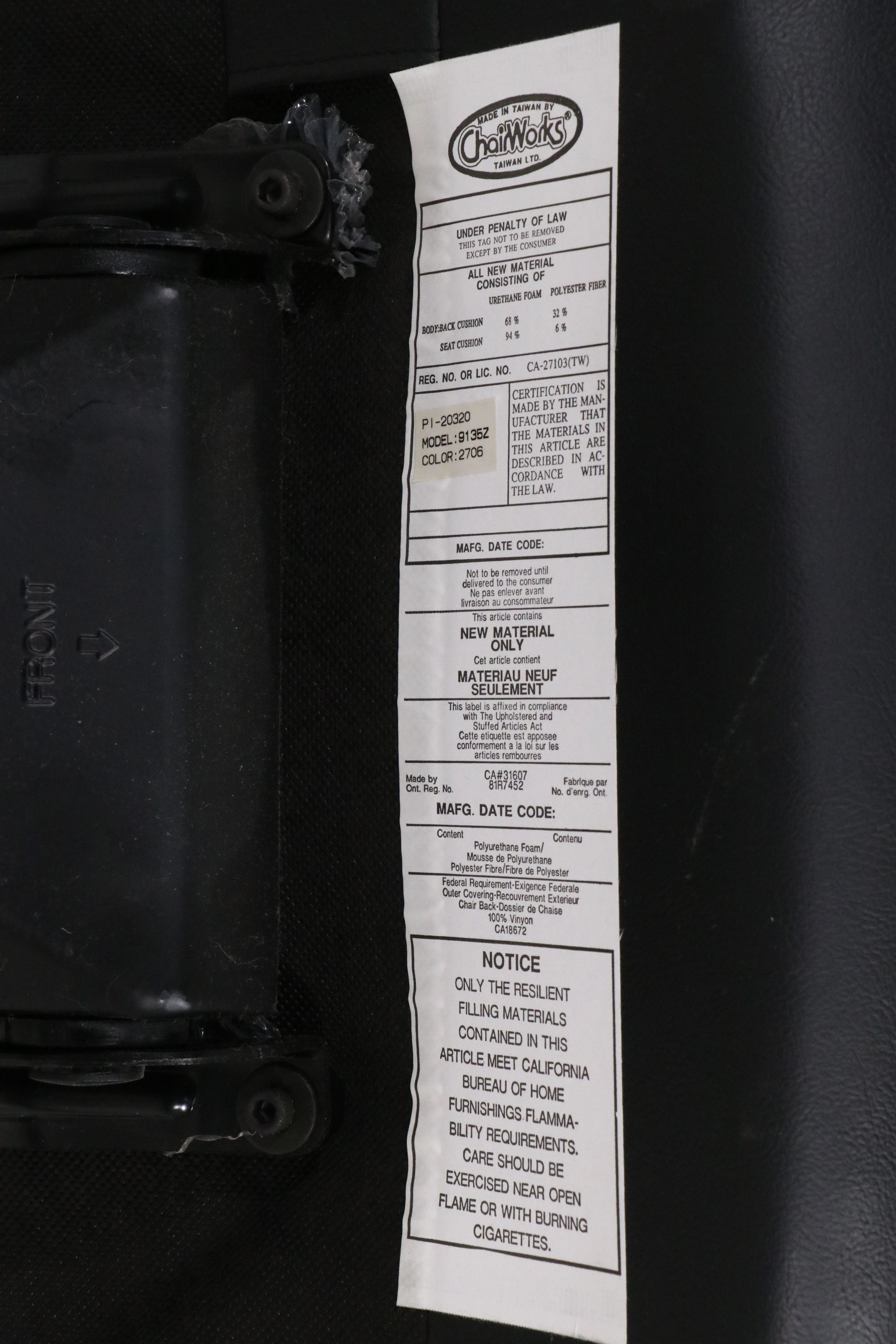 ChairWorks Contemporary Faux Leather Office Chair