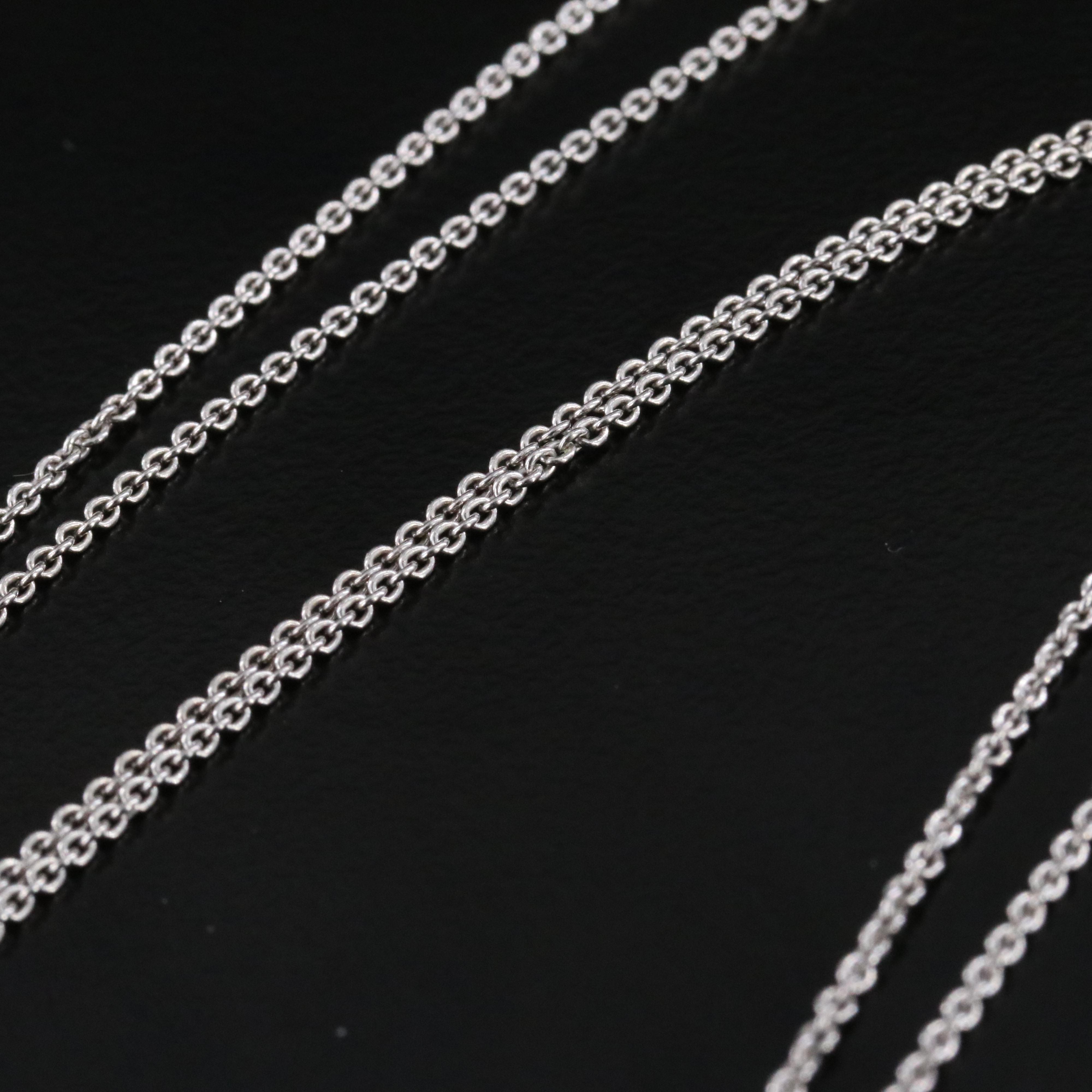 Sterling White Sapphire Pendant Necklace