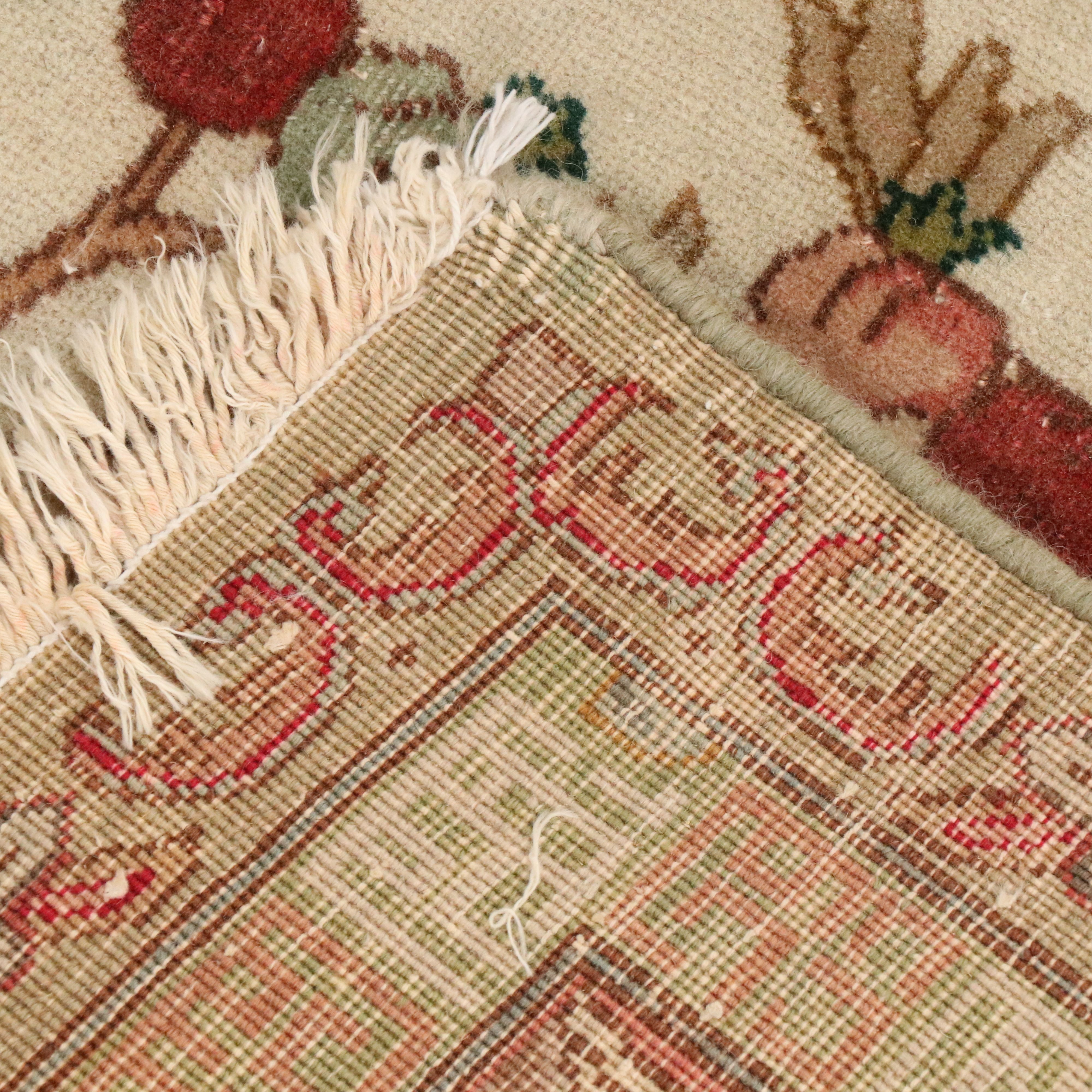 6'5 x 9'10 Hand-Knotted Persian Kerman Area Rug