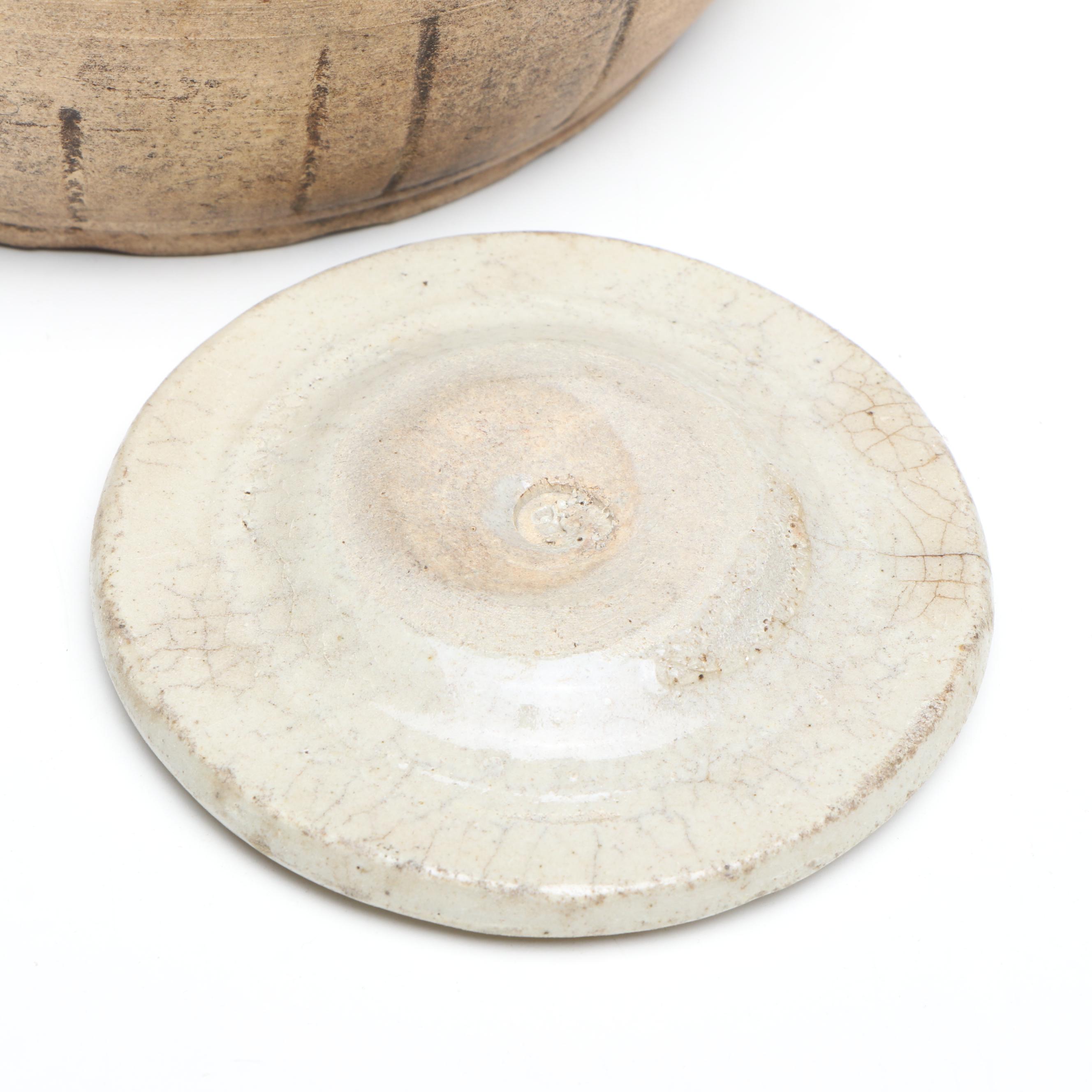 Monmouth Pottery with Other Bean Pots and Two-Tone Canning Crocks