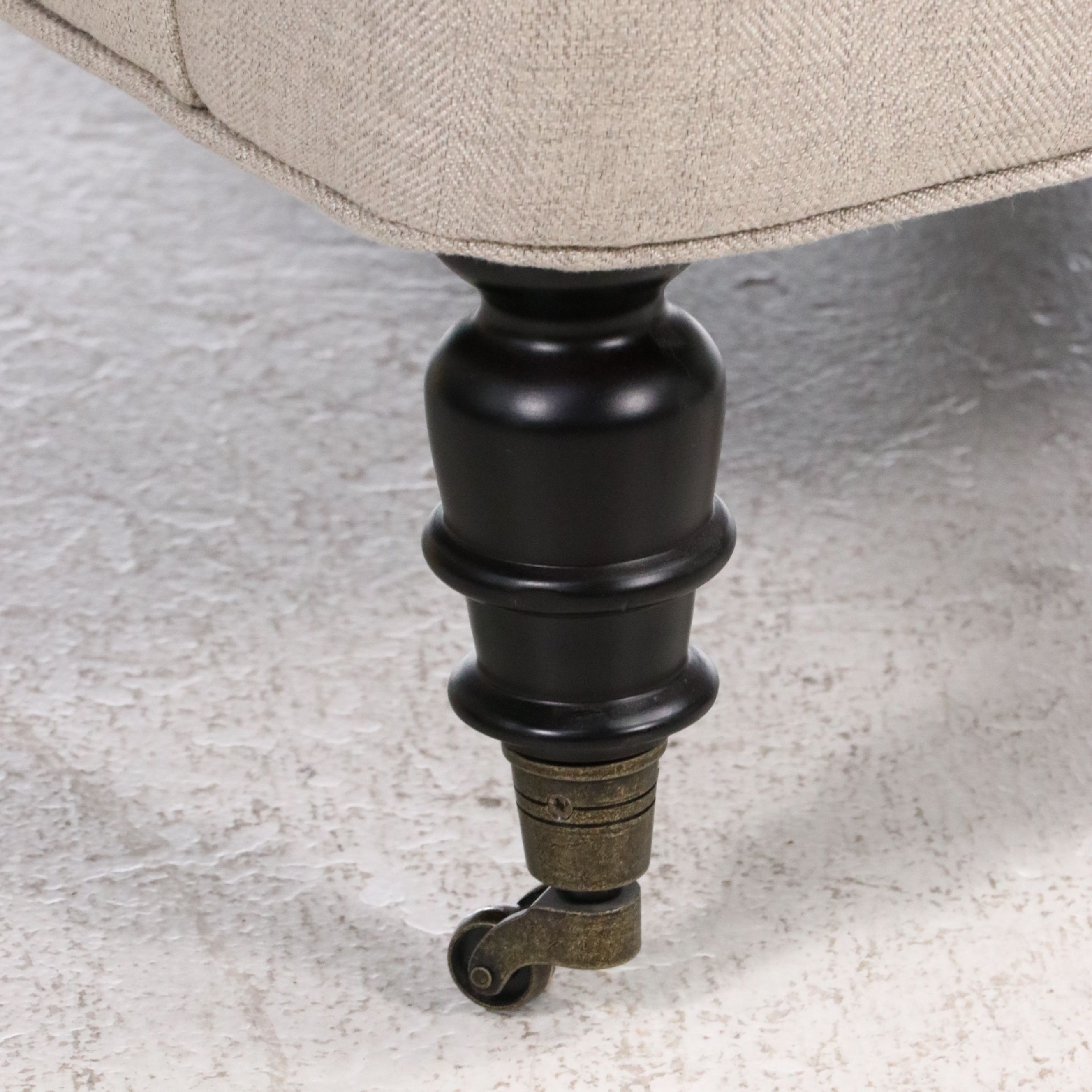 Button-Tufted Contemporary Upholstered Armchair