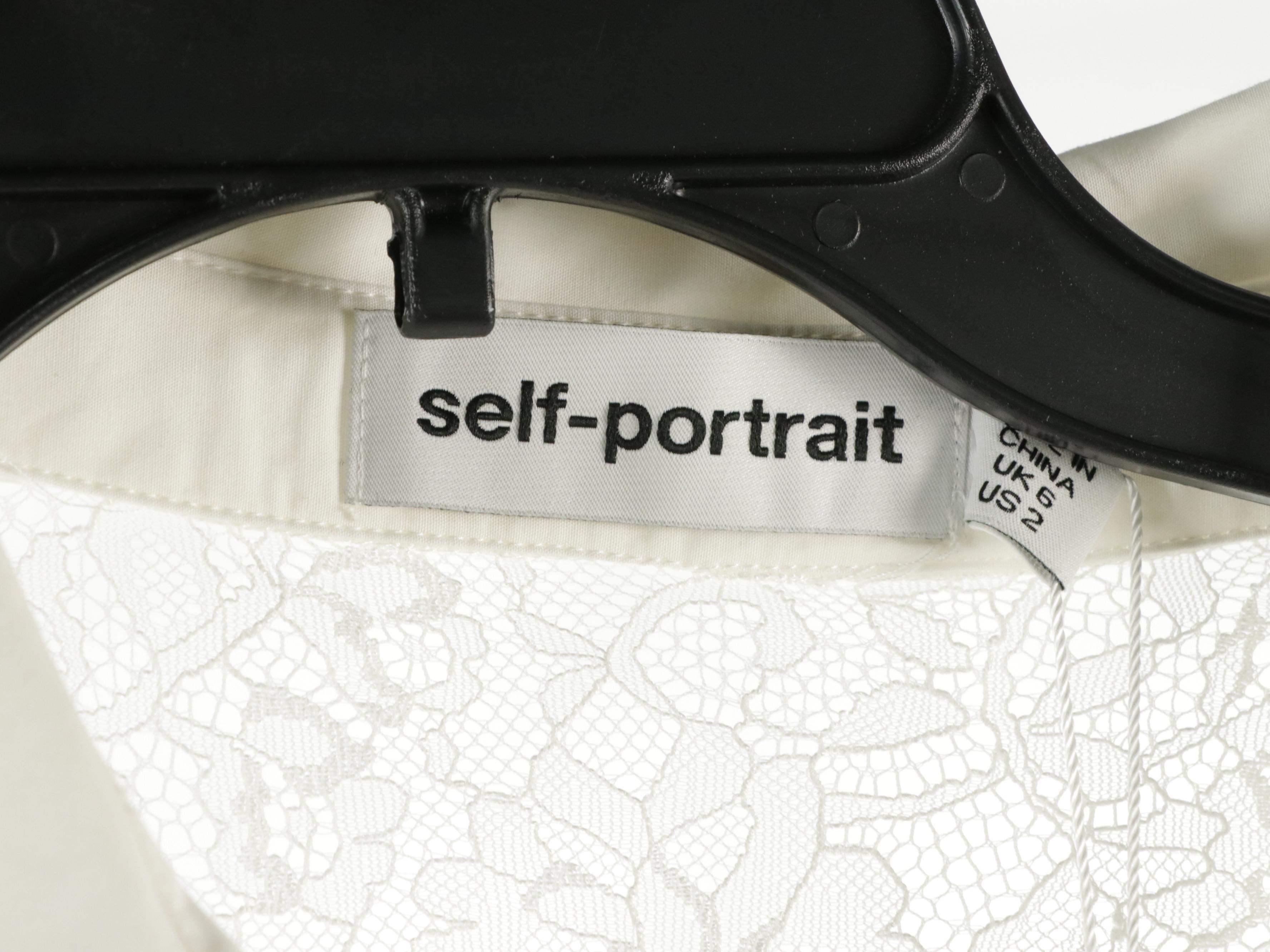 Joie Ruffled Linen Dress, Self-Portrait Lace Paneled Cotton Shirt Dress, More