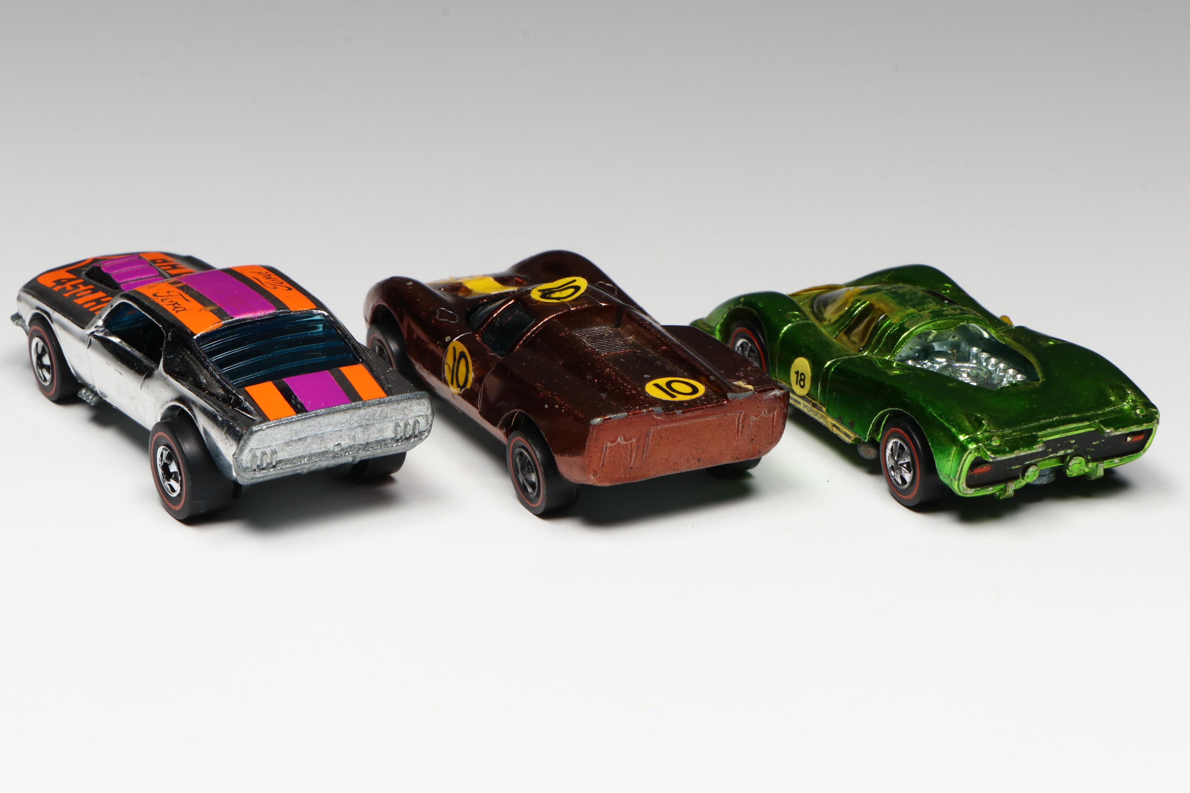 Hot Wheels "Porsche 917," "Mustang Stocker" with More Redline Toy Cars