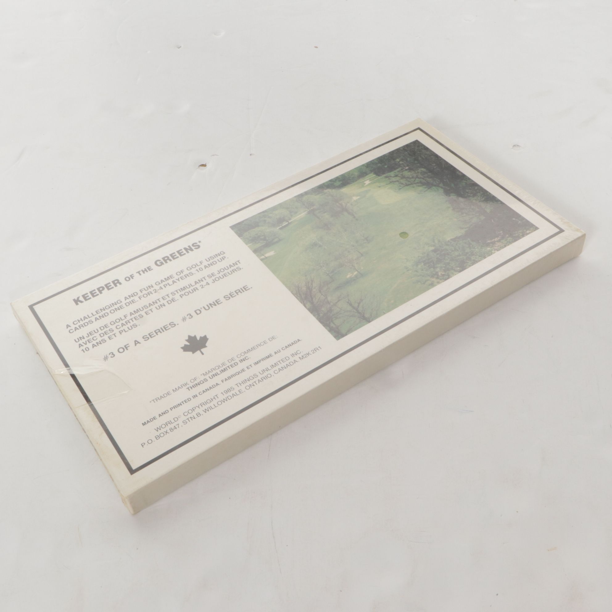 "Keeper of the Greens" & Other Golf Themed Board Games