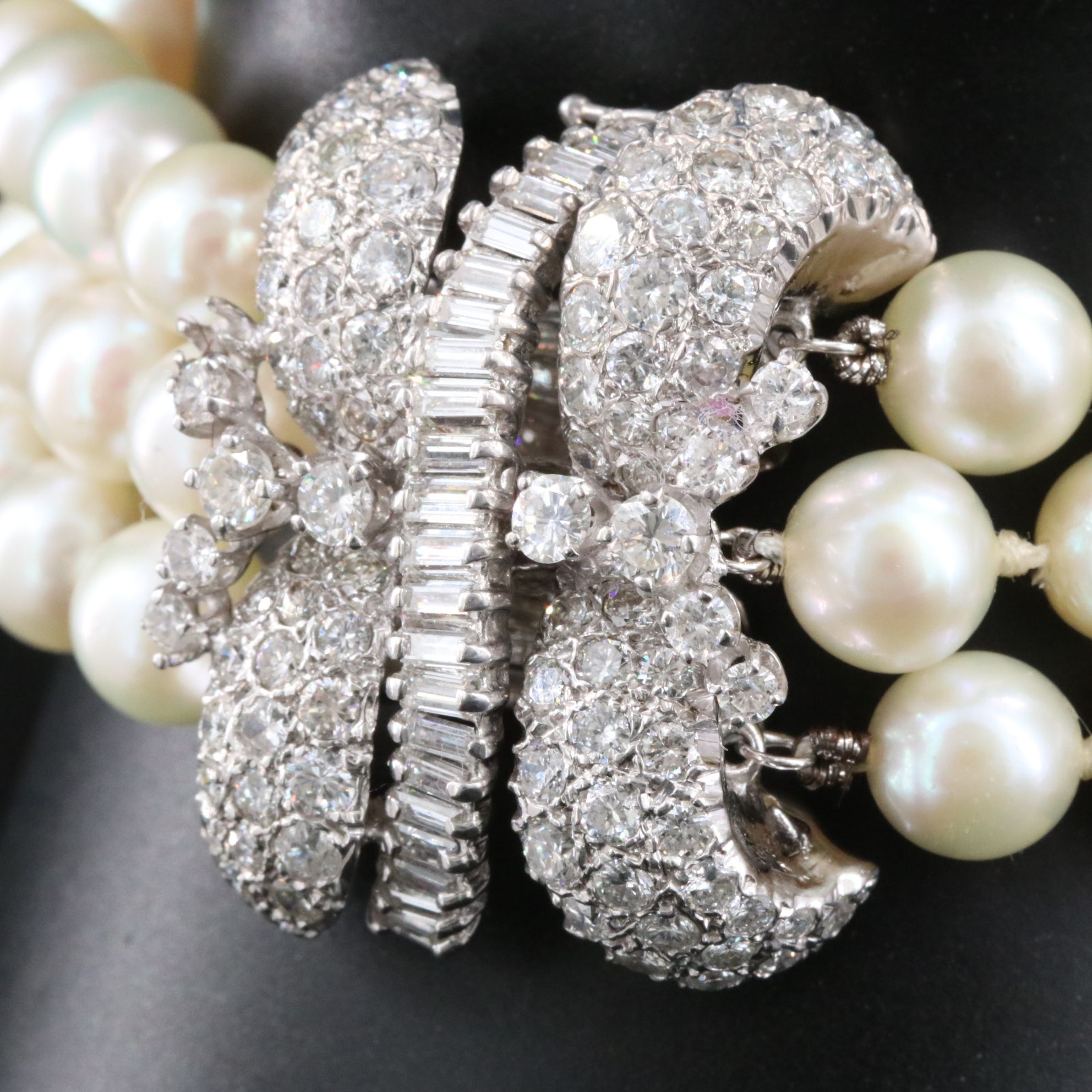 10K 5.11 CTW Diamond and Pearl Bracelet