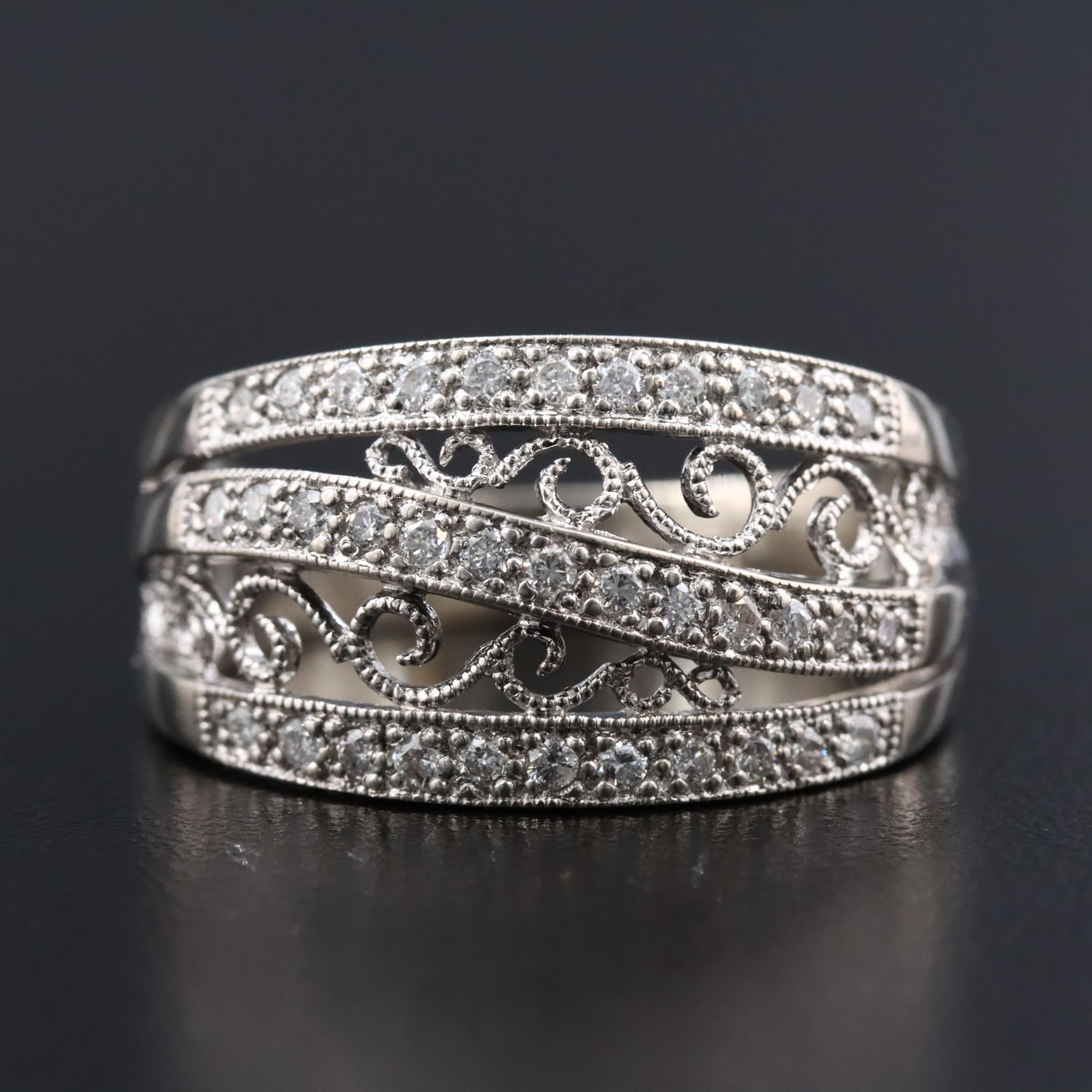 14K 0.87 CTW Diamond Ring