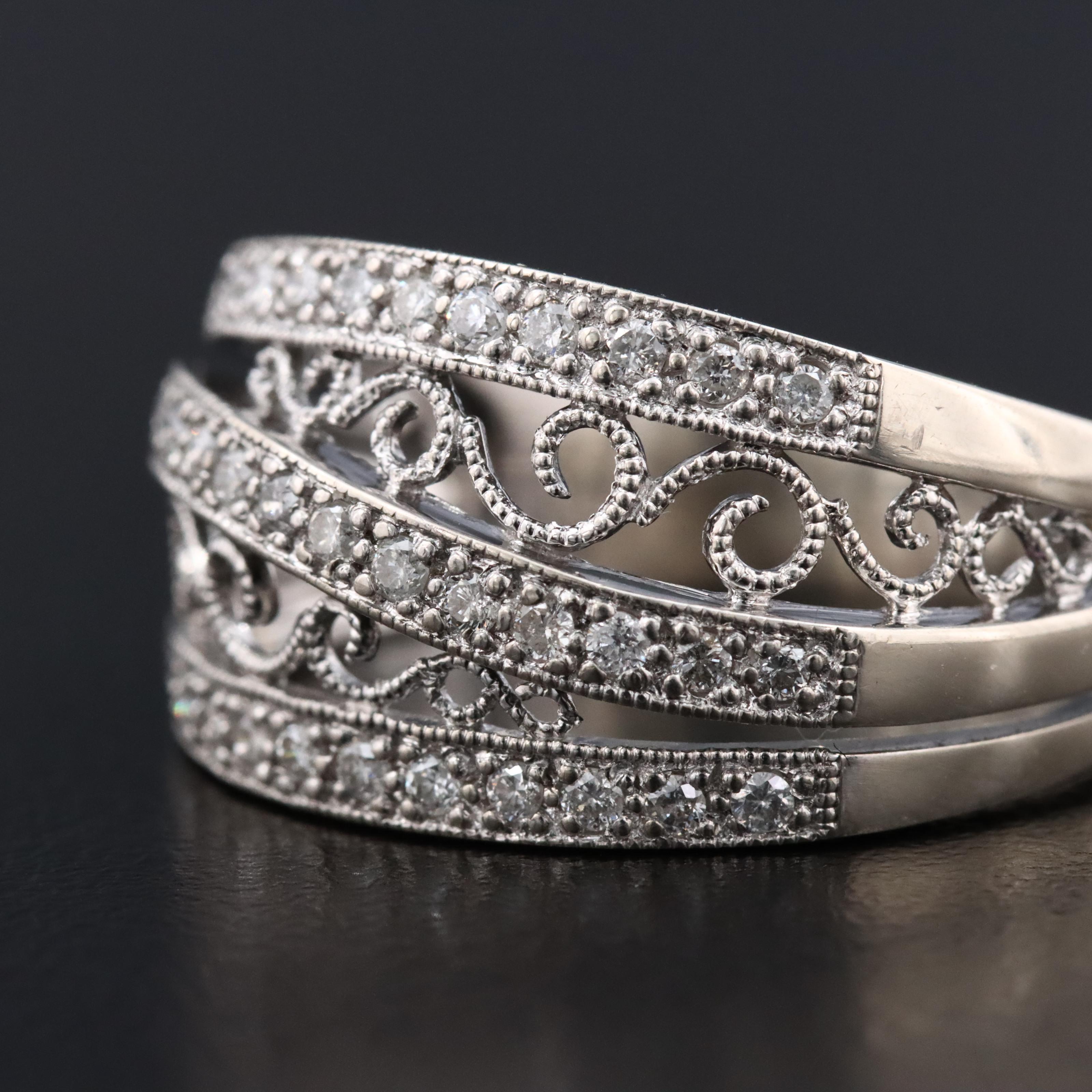 14K 0.87 CTW Diamond Ring