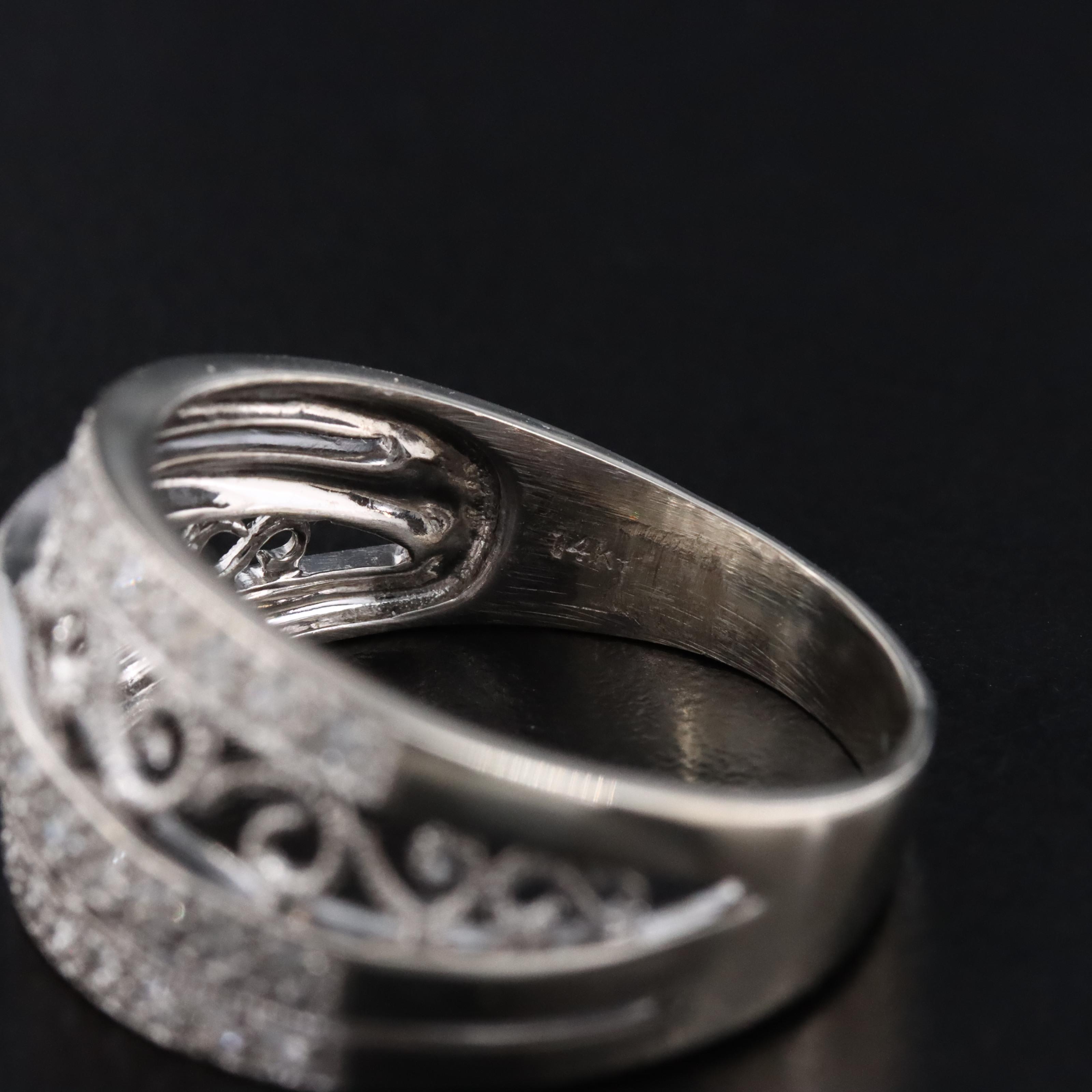 14K 0.87 CTW Diamond Ring