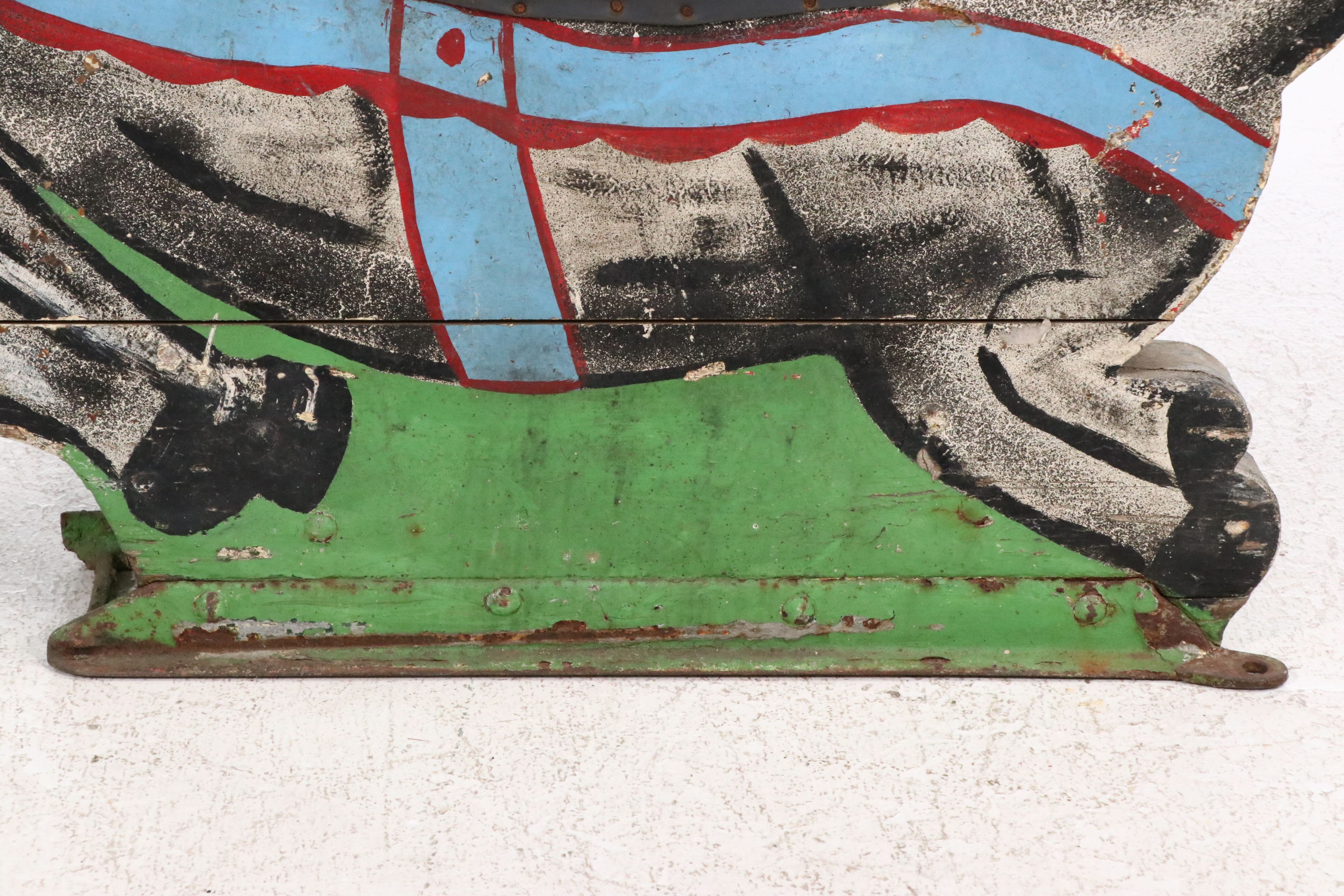 Hand-Painted Wood Horse Carnival Ride, Early 20th Century
