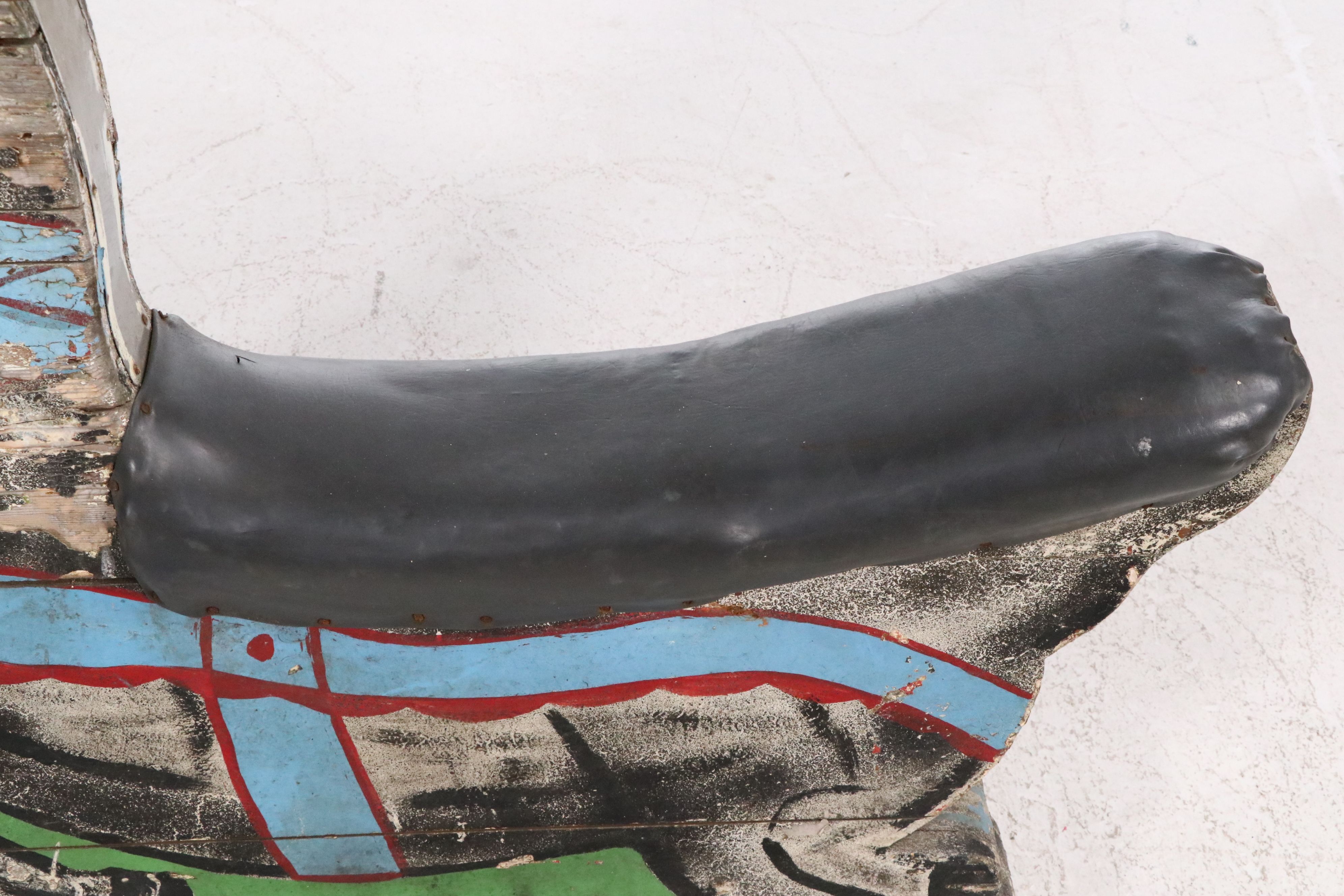 Hand-Painted Wood Horse Carnival Ride, Early 20th Century