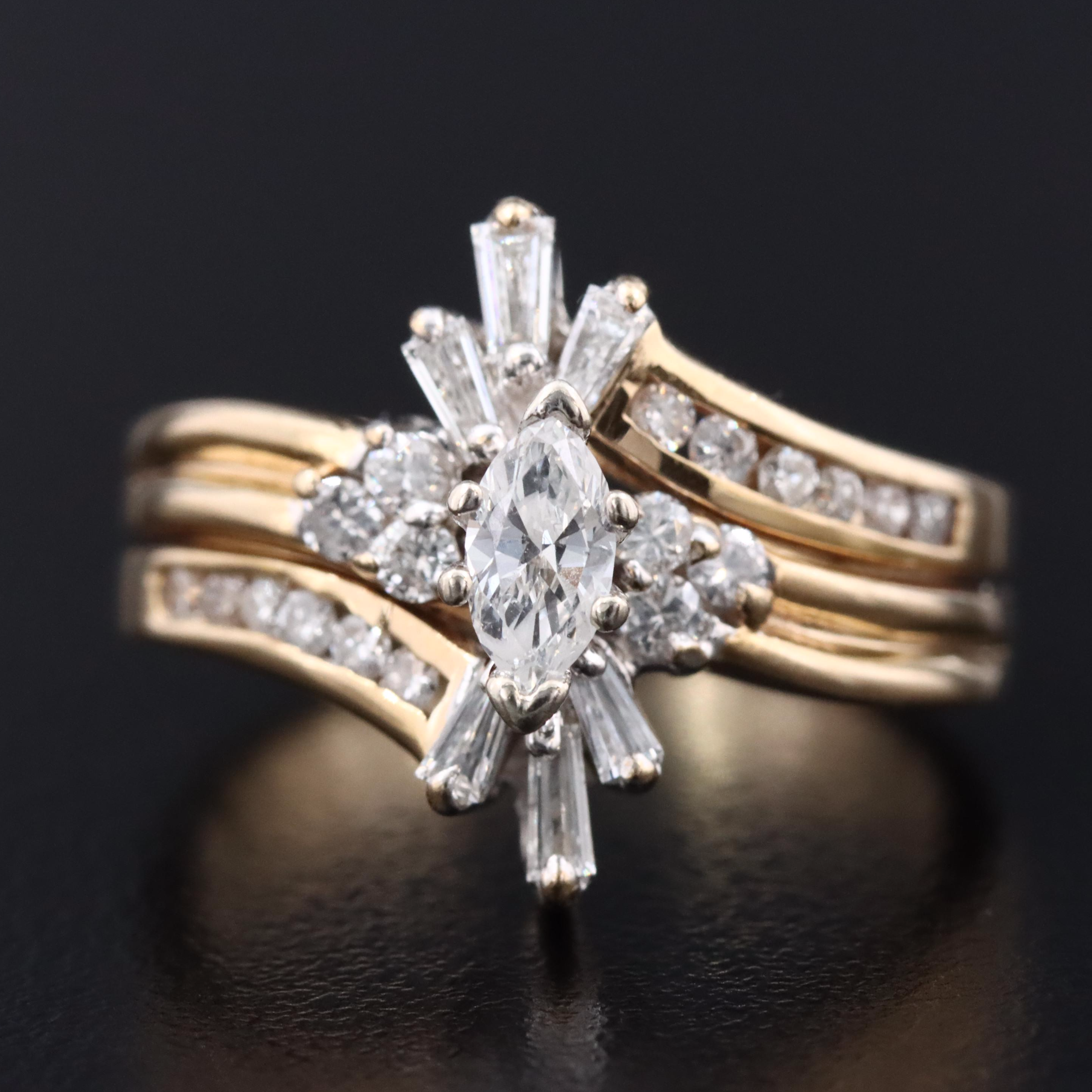 14K 1.00 CTW Diamond Ring