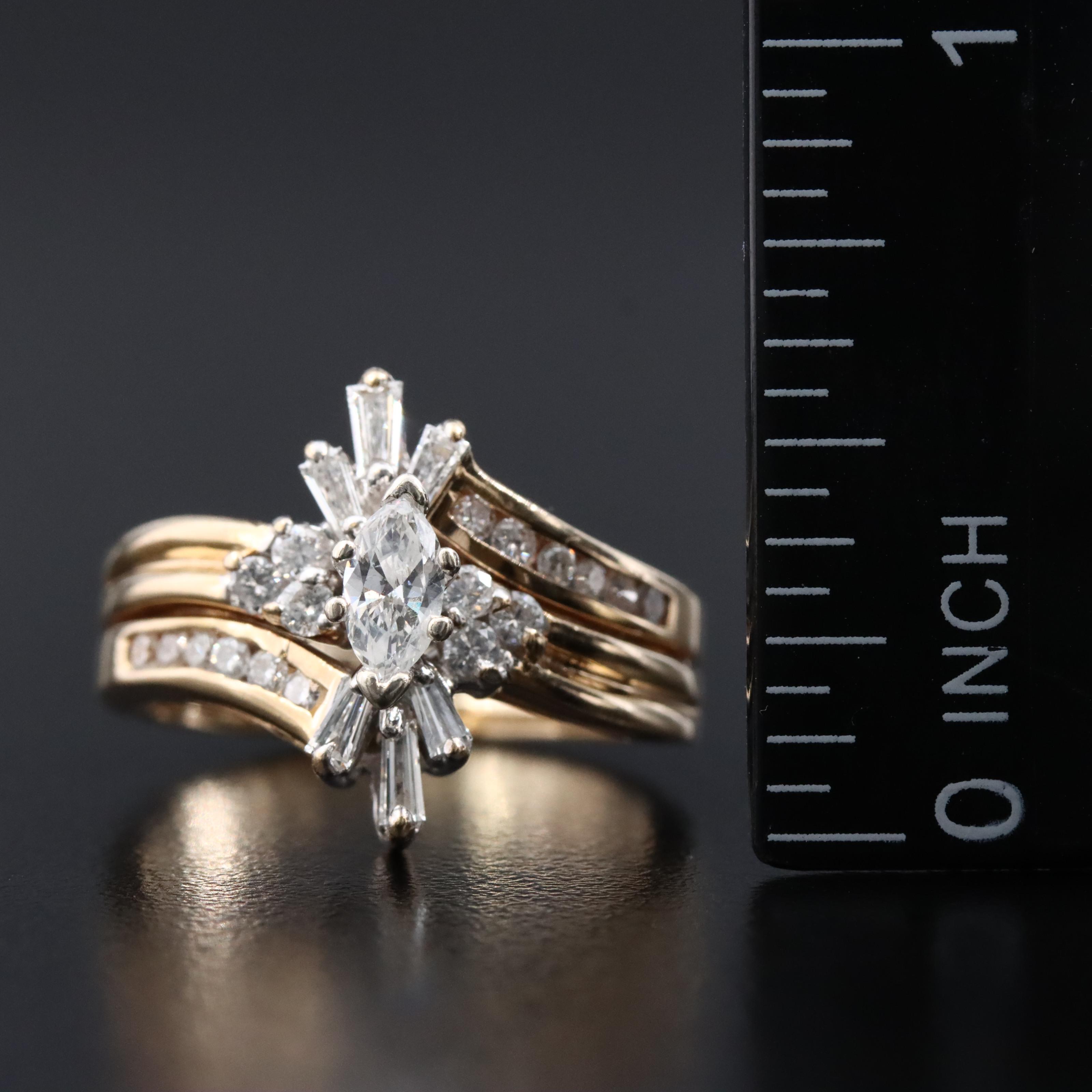 14K 1.00 CTW Diamond Ring