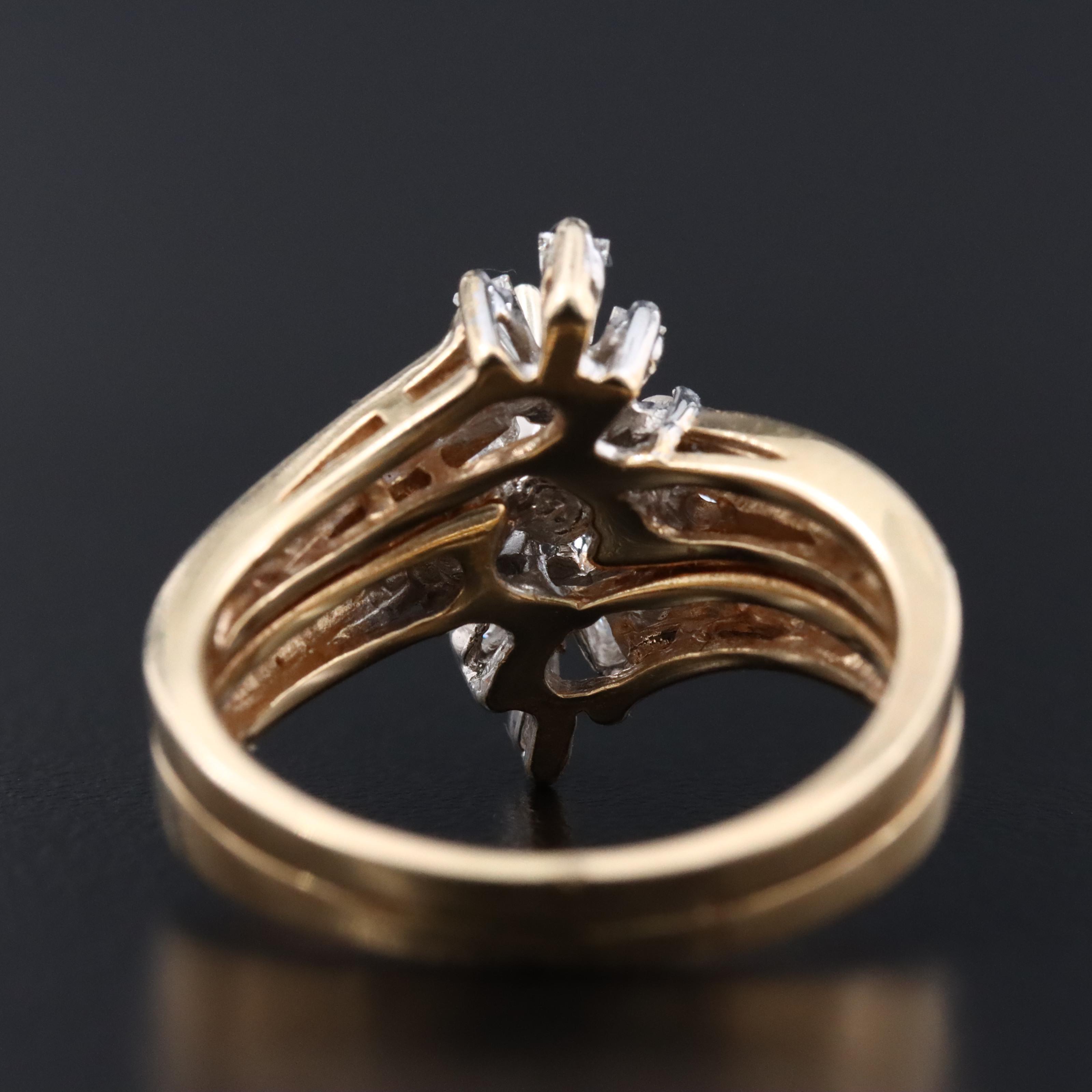 14K 1.00 CTW Diamond Ring