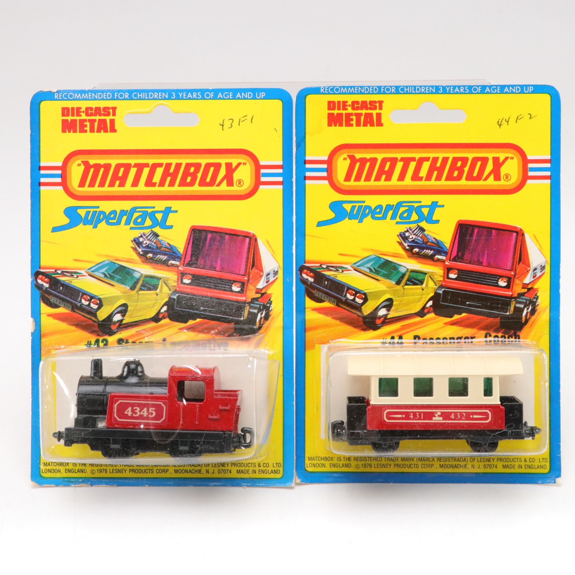 Matchbox Superfast Diecast Cars with Fiat 1500 & More, 1960-1980s