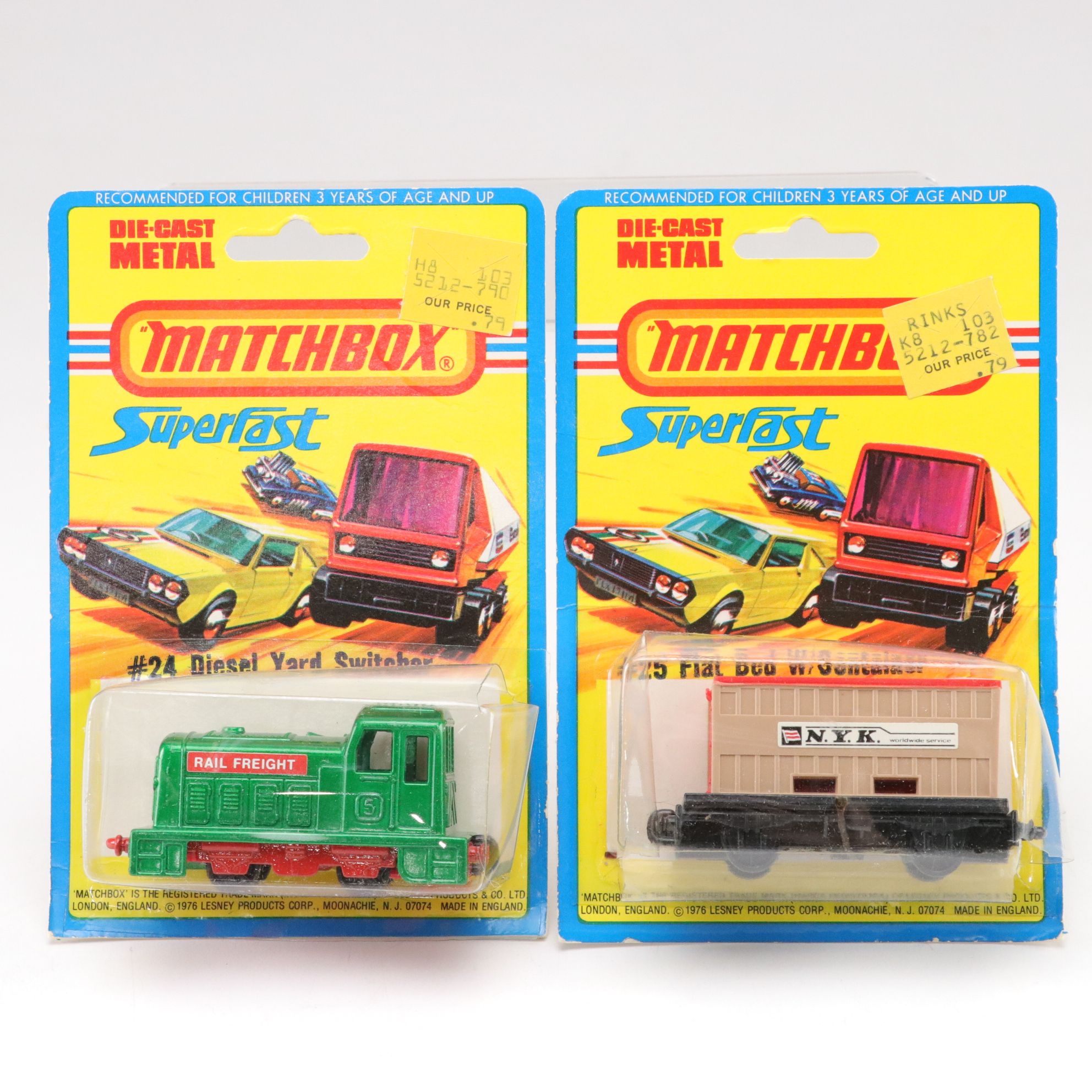 Matchbox Superfast Diecast Cars with Fiat 1500 & More, 1960-1980s