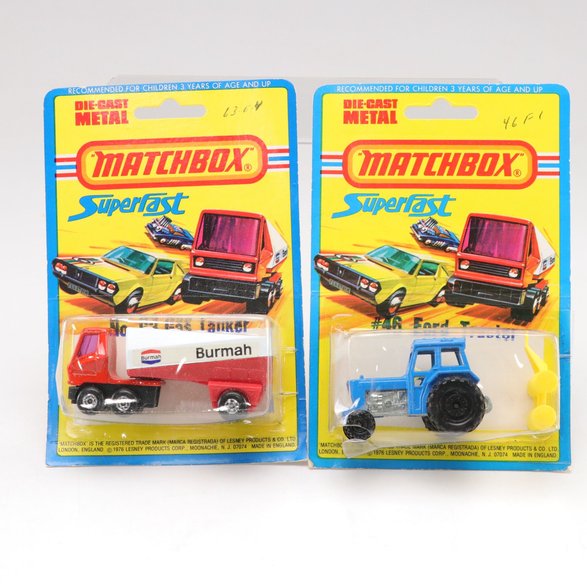 Matchbox Superfast Diecast Cars with Fiat 1500 & More, 1960-1980s