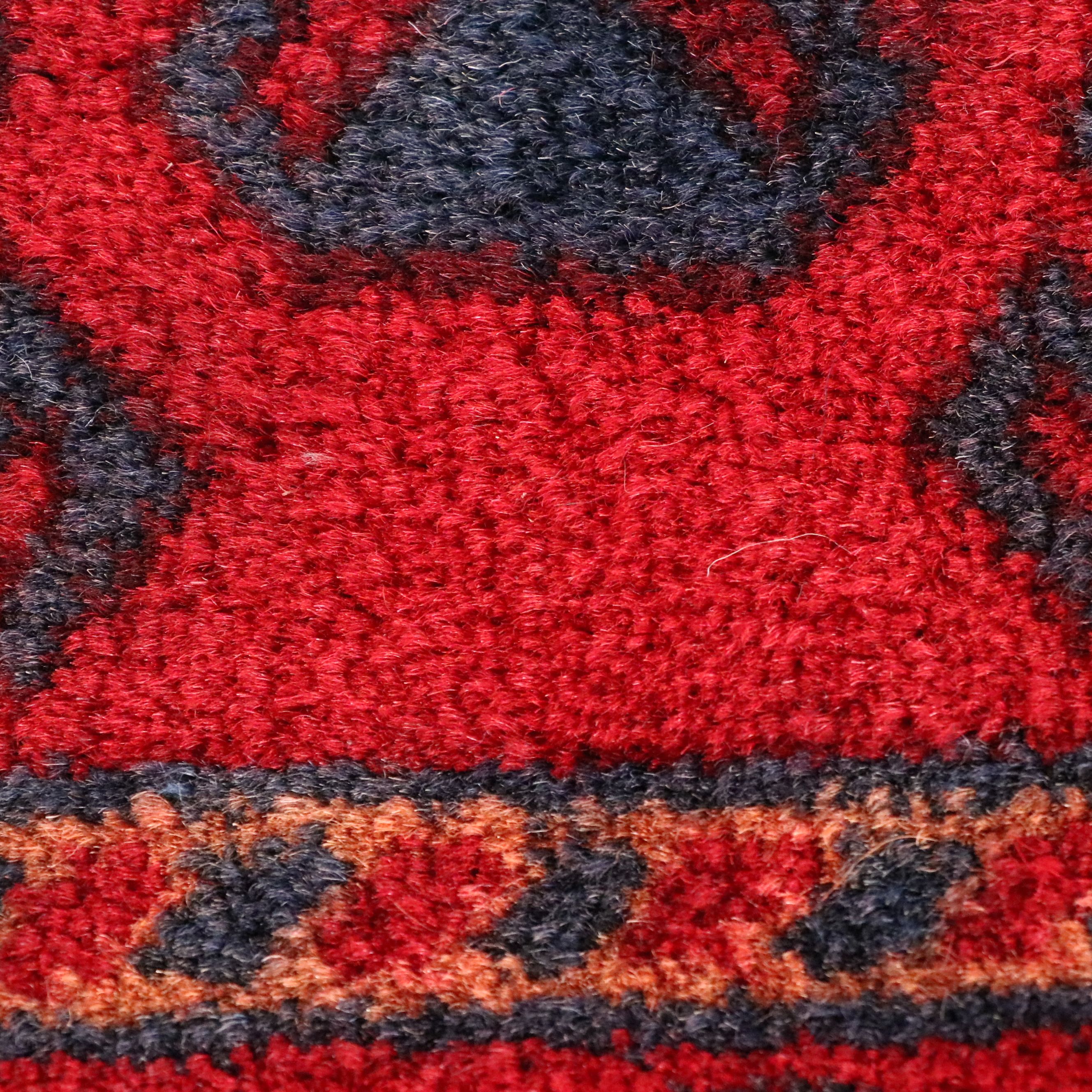 Hand-Knotted Afghan Baluch Saddle or Storage Bag