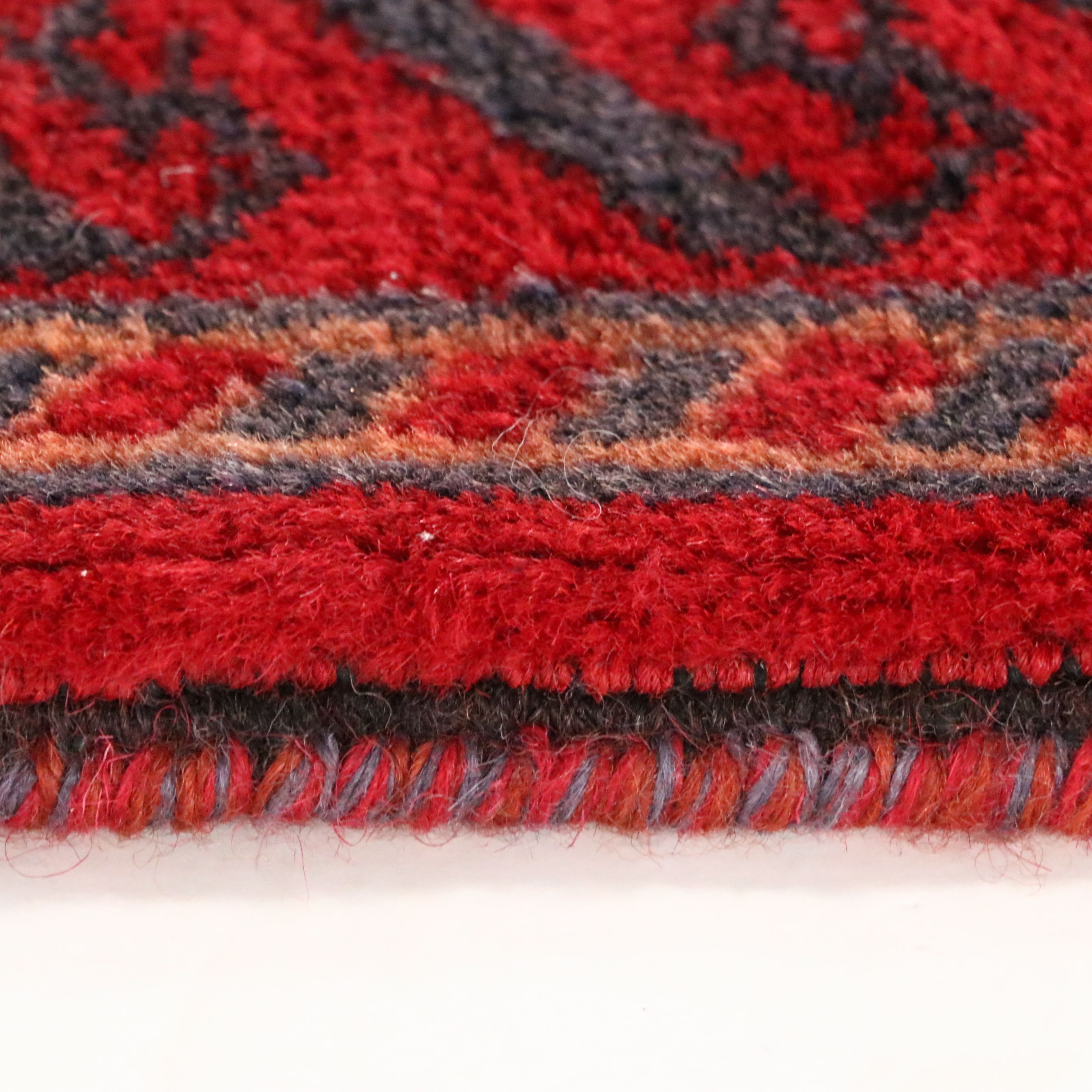 Hand-Knotted Afghan Baluch Saddle or Storage Bag