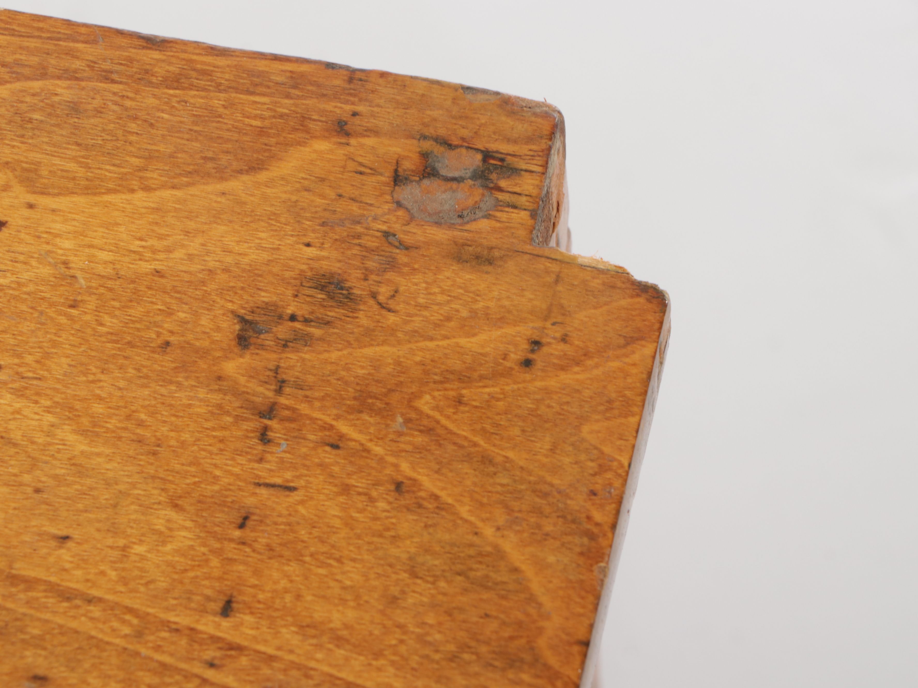 Antique Reclaimed Wood Three-Drawer Cabinet