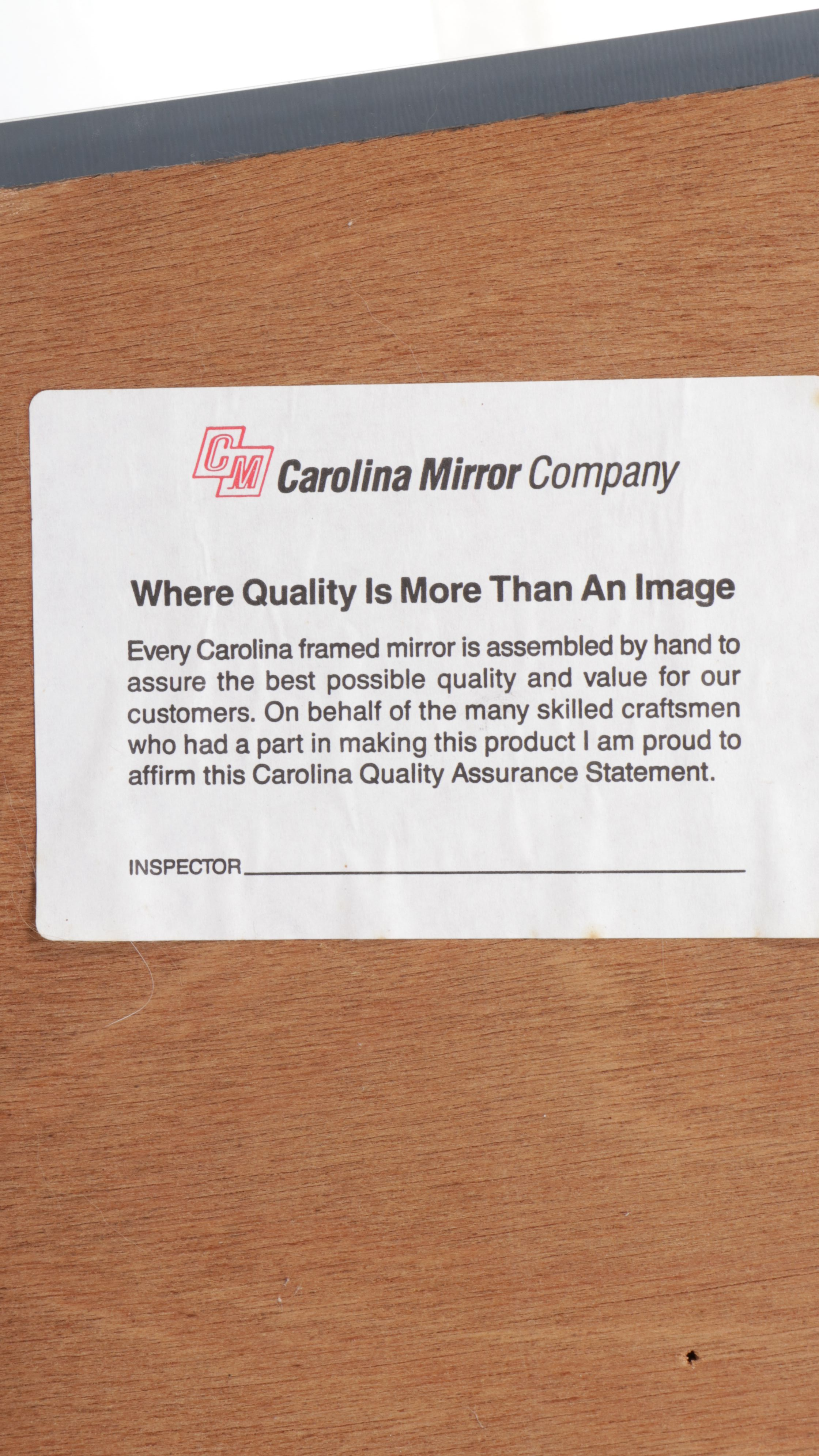 Carolina Mirror Company Arch Top Wall Mirror