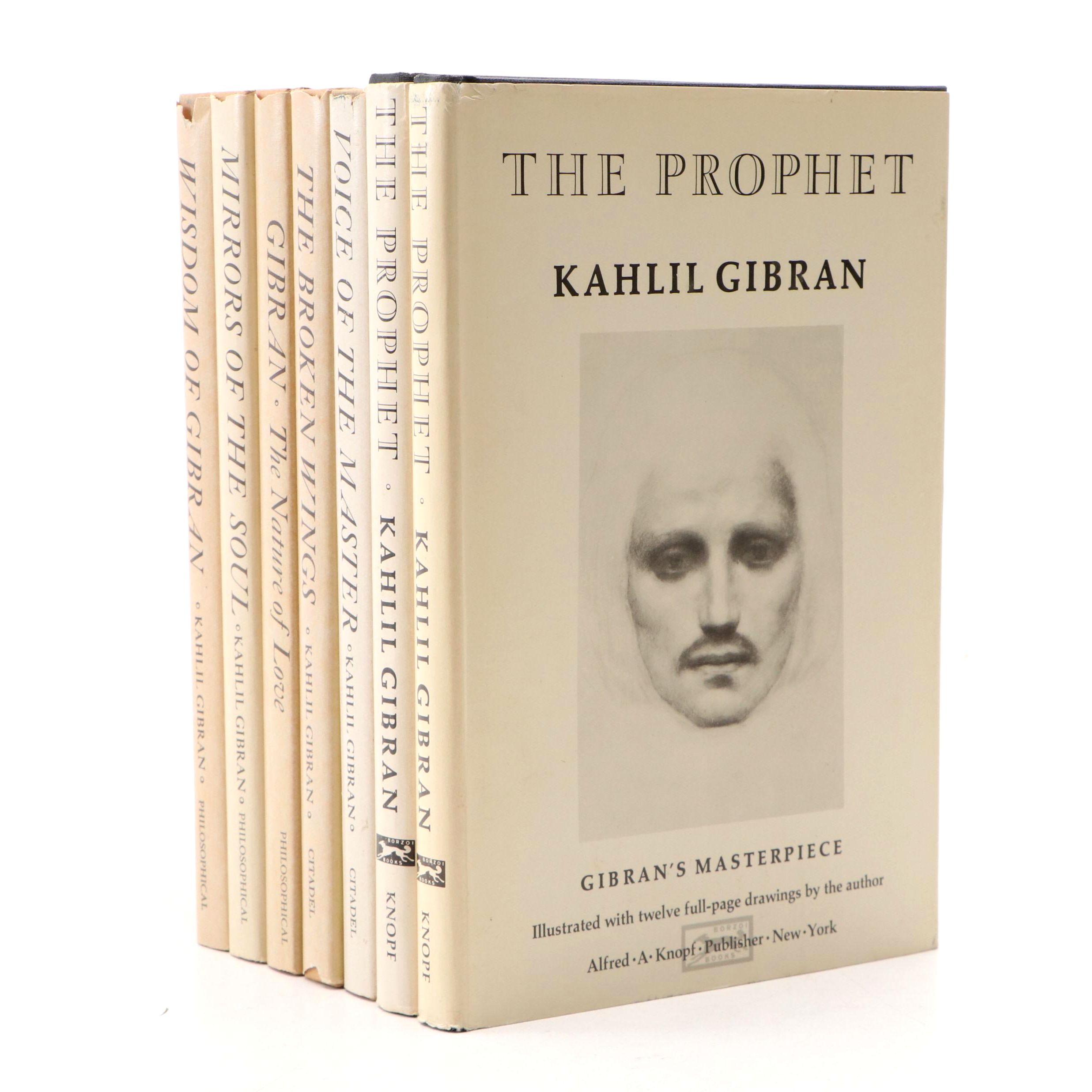 Illustrated "The Prophet" with More Poetry and Fiction Books by Kahlil Gibran