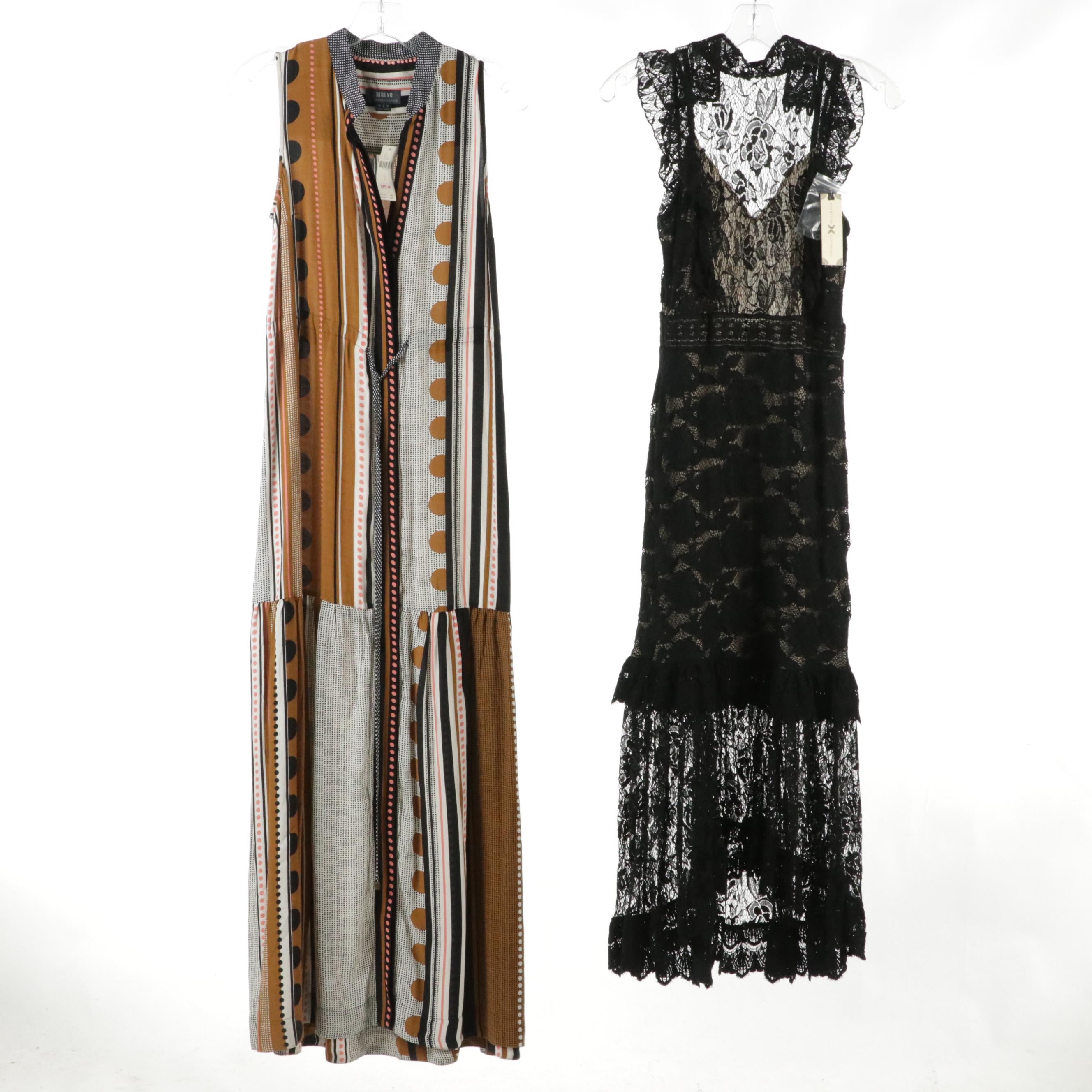 Maeve by Anthropologie Printed Maxi Dress, Topshop Striped Wrap Dress, and More