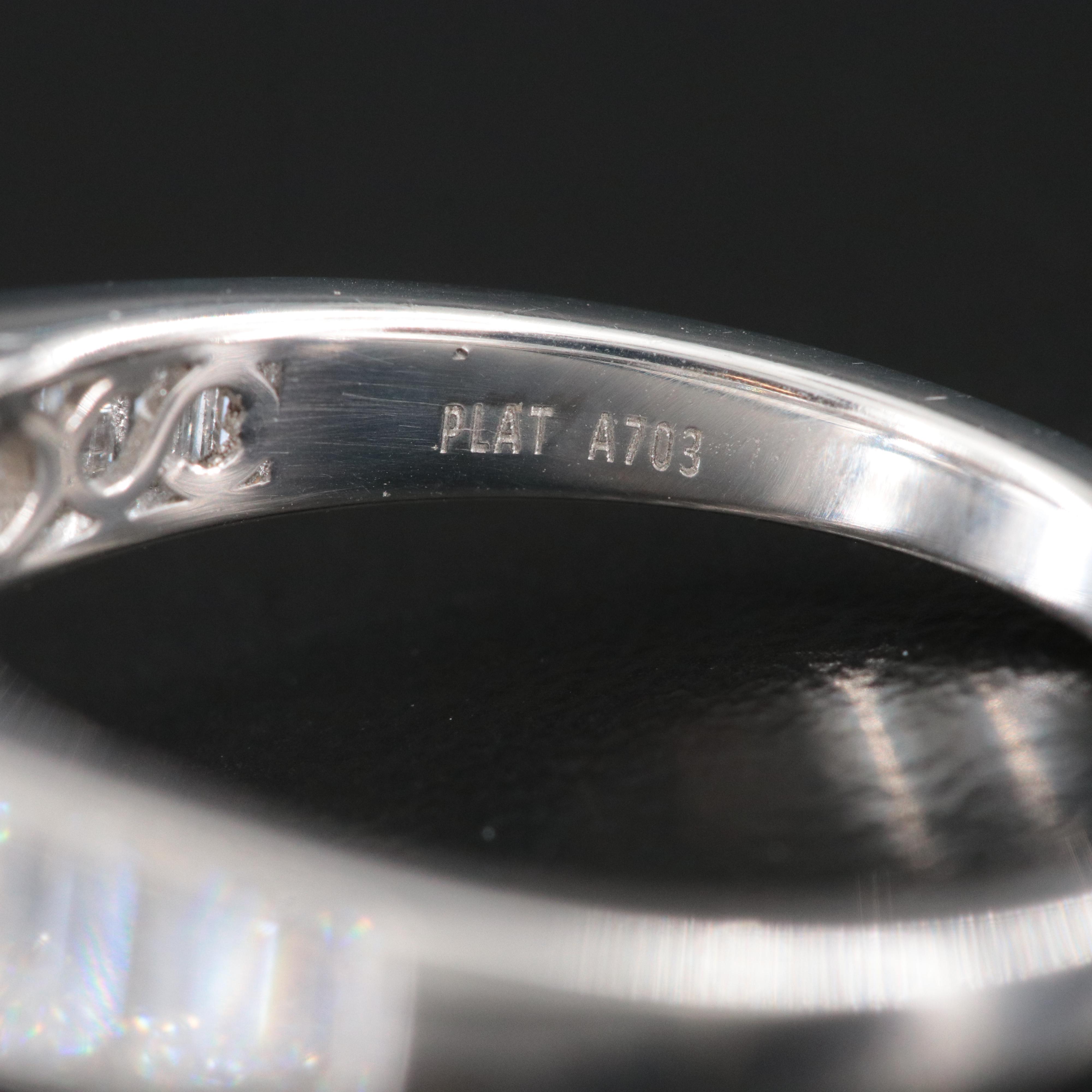 Platinum 1.11 CTW Lab Grown Diamond Semi-Mount Ring