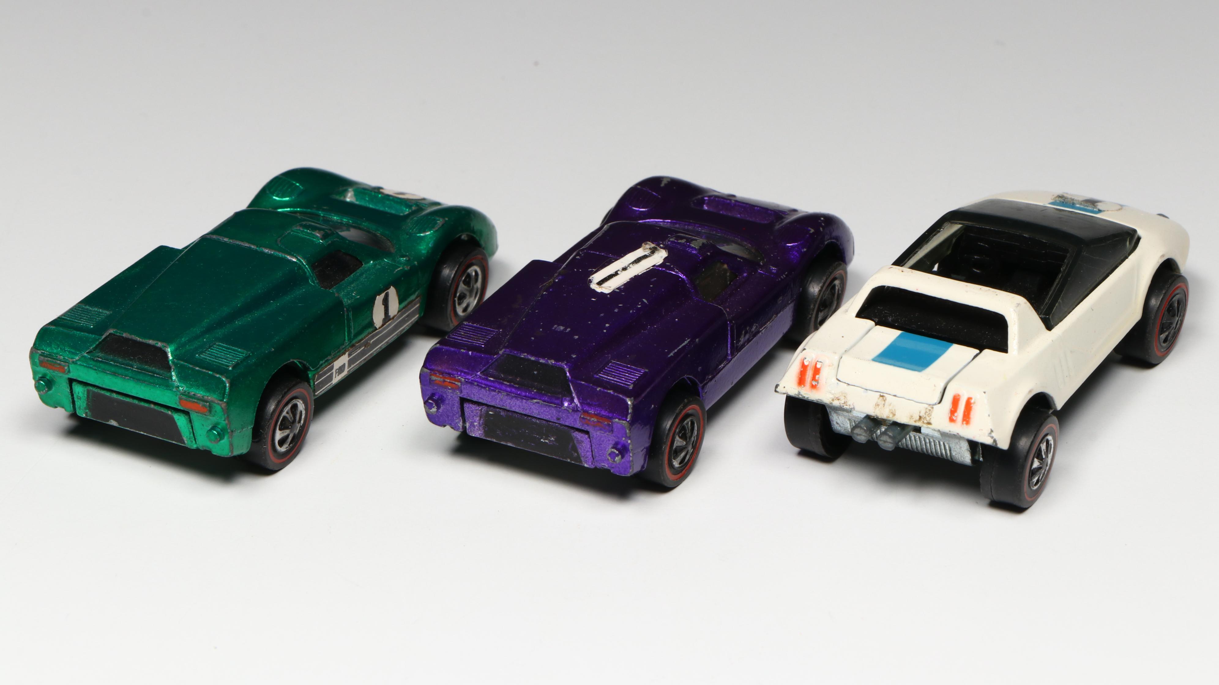 Hot Wheels "Red Baron," "Ford J-Car" and More Redline Toy Cars, 1967–1974