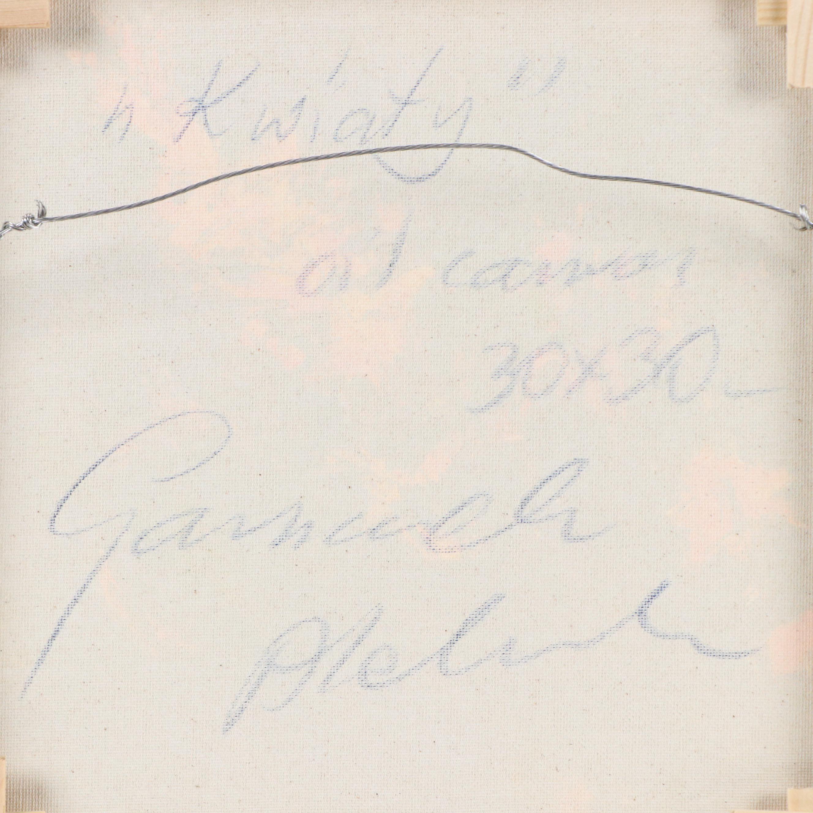 Garncarek Aleksander Floral Oil Painting "Kwiaty," 2025