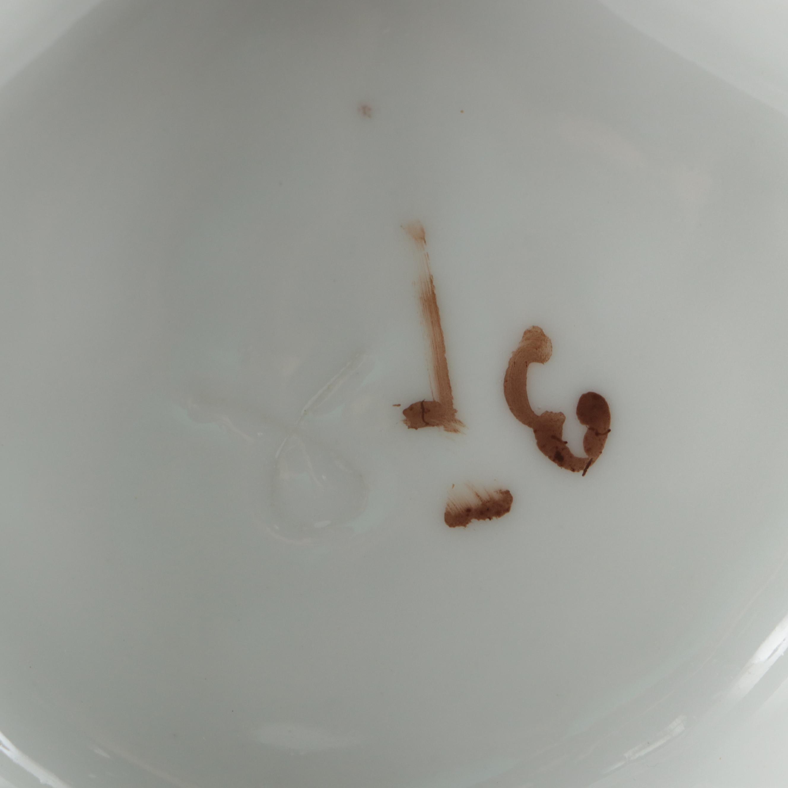 Rococo Style Floral Porcelain Vases