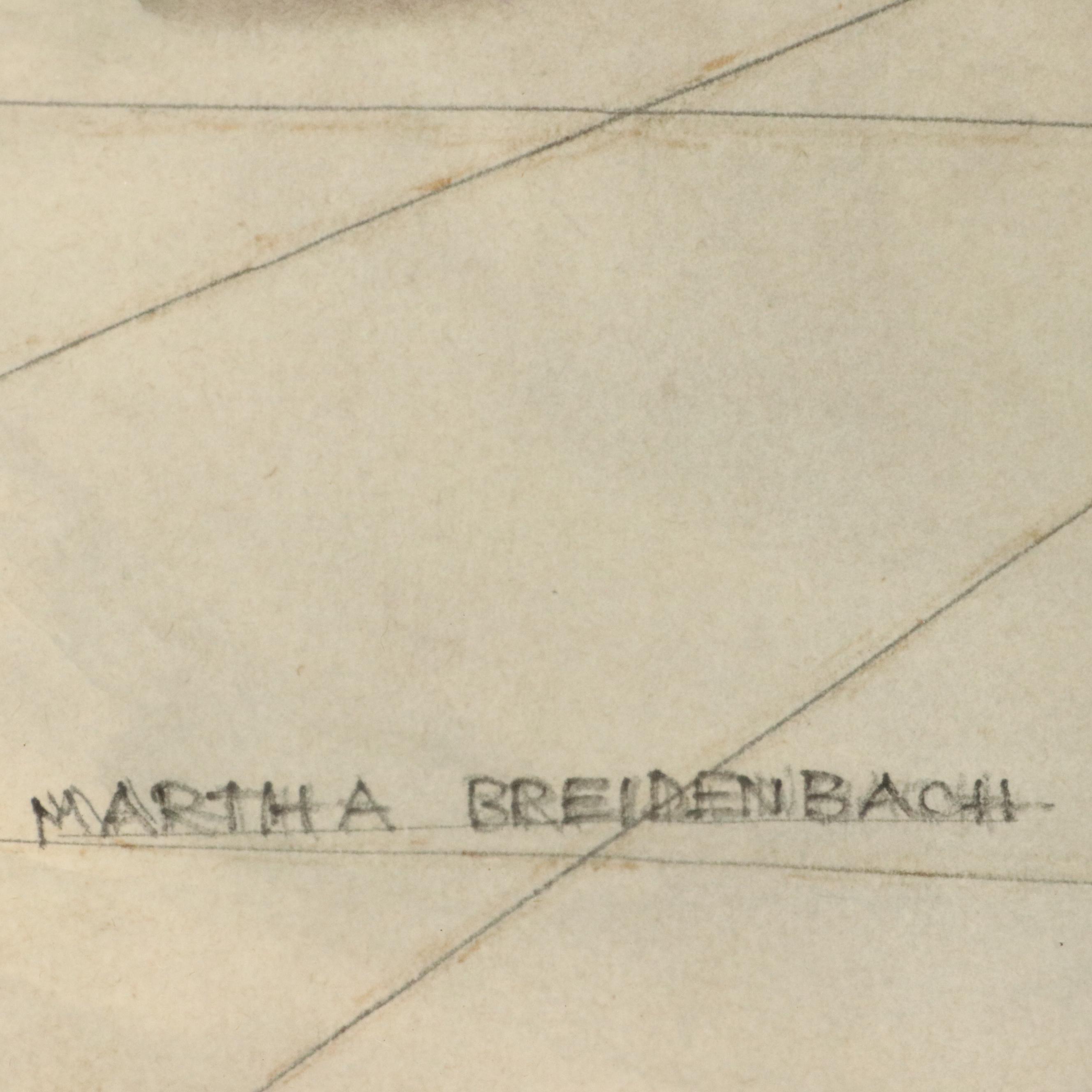 Martha Breidenbach Watercolor of Cincinnati Reds Stadium