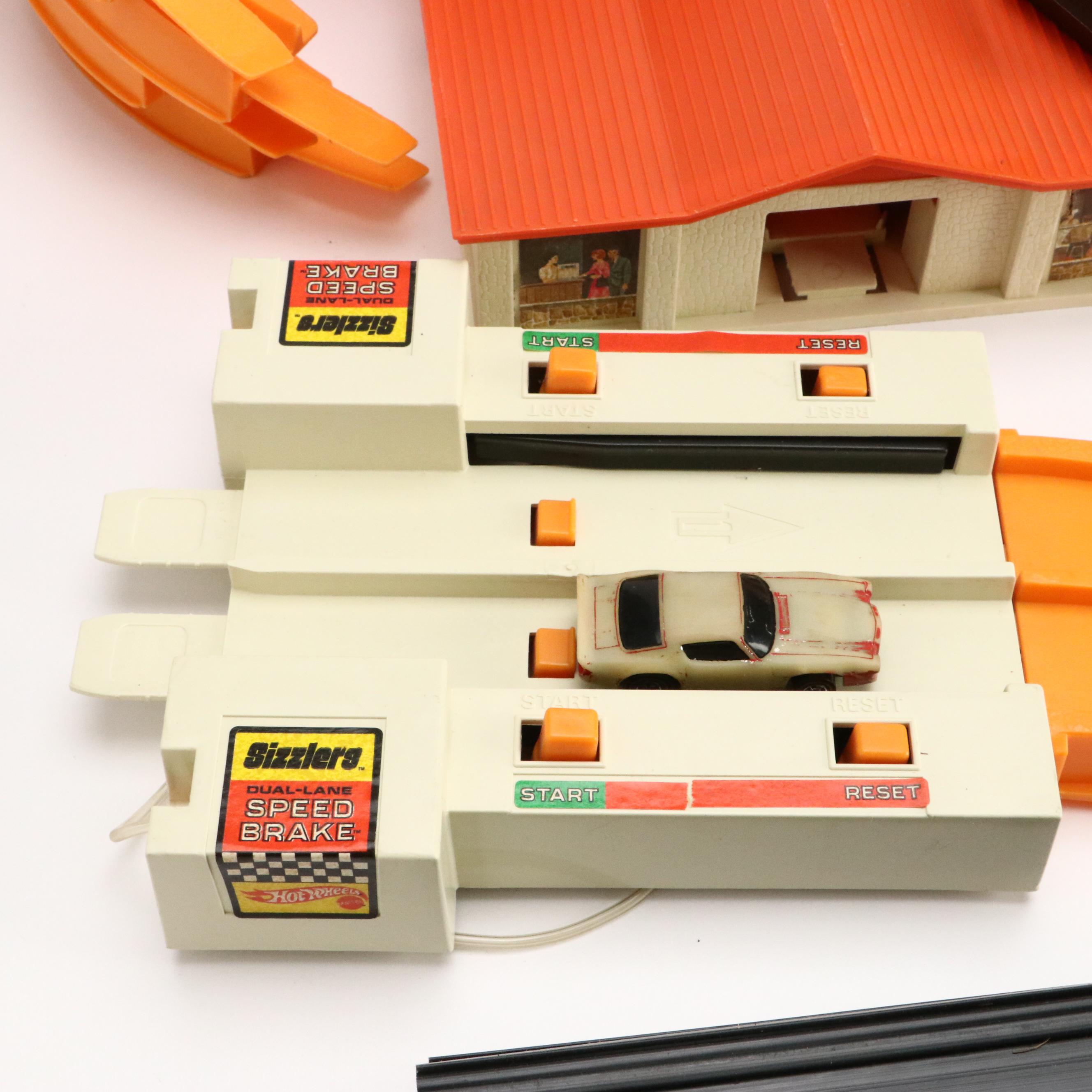 Hot Wheels "Sizzlers Fat Track California 500" and More Toy Car Sets