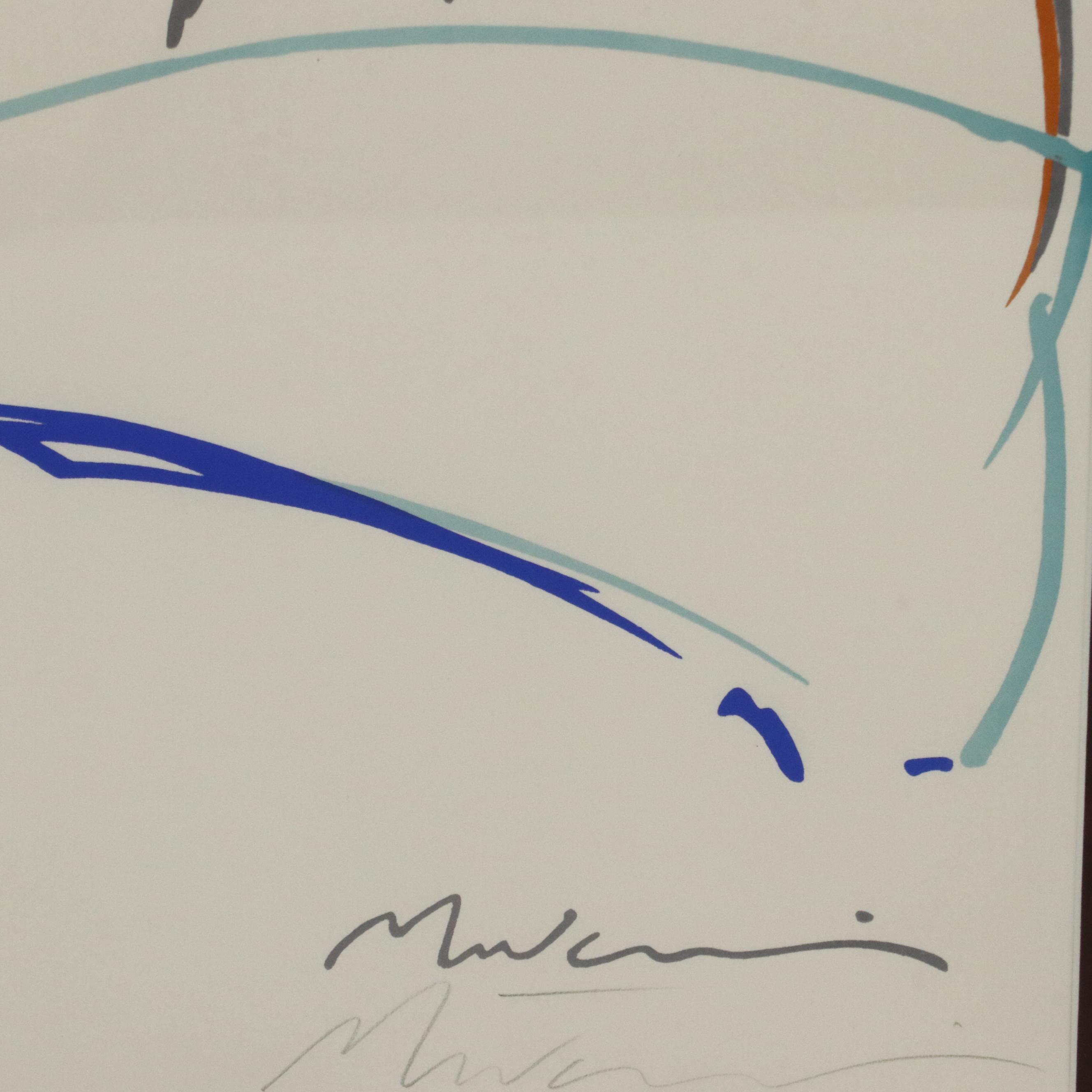 Dennis Mukai "Blue Eyes" Serigraph Poster