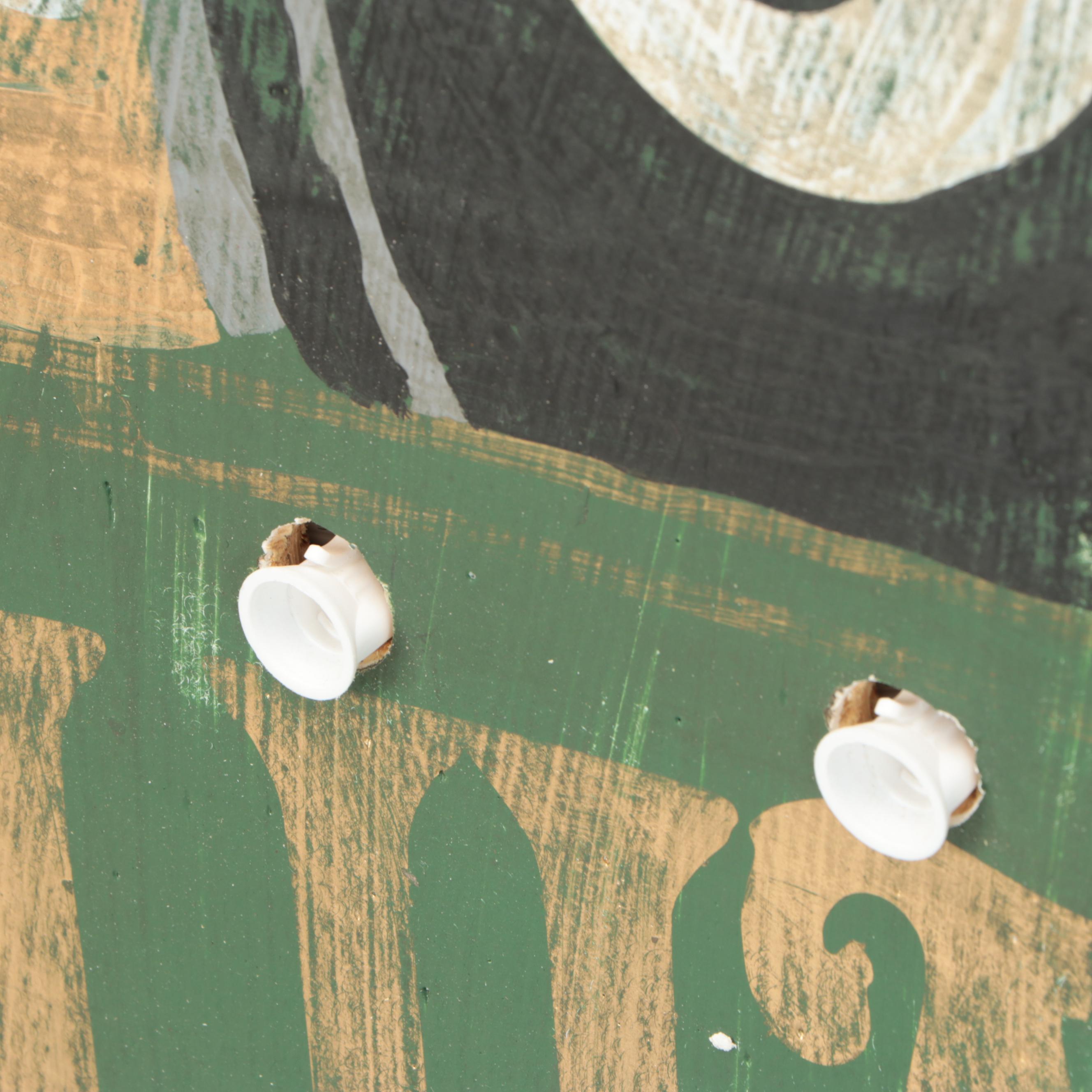 "Billiards & Lounge" Illuminated Wood Hanging Wall Décor