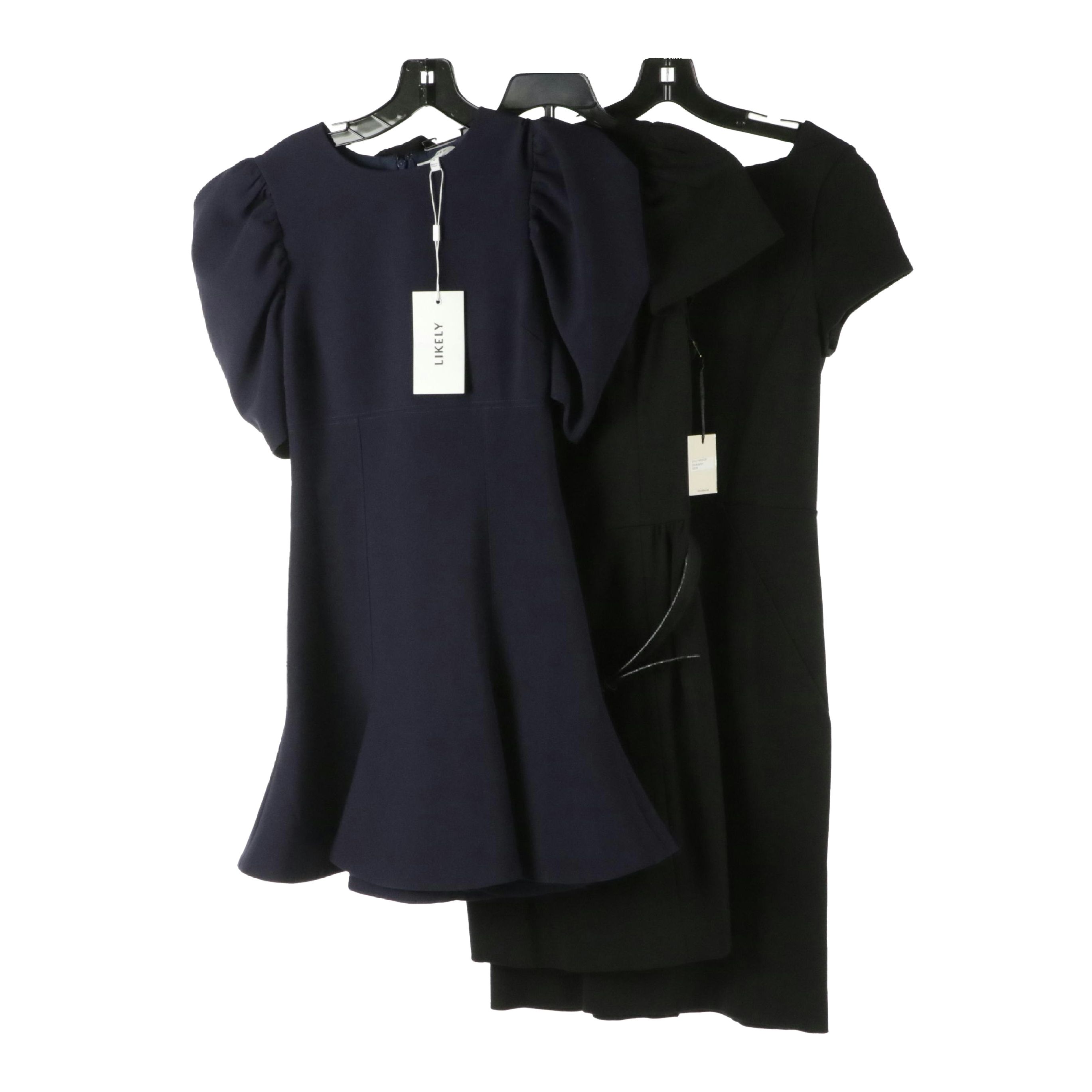 Likely Alia Puffer Sleeve with Banana Republic and Milly Cocktail Dresses