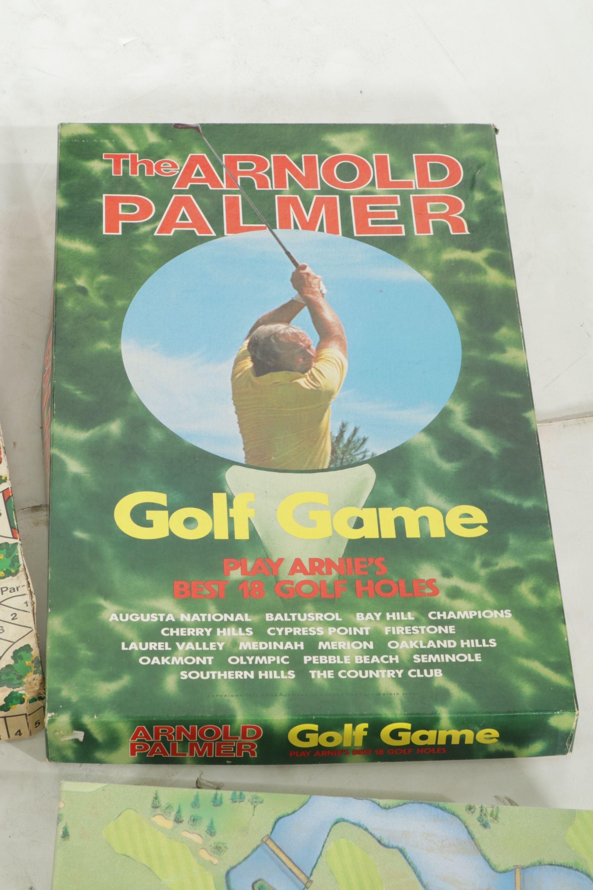 Parker Brothers "Golf", "Tour Golf", "Arnold Palmer Golf Game" and More Games