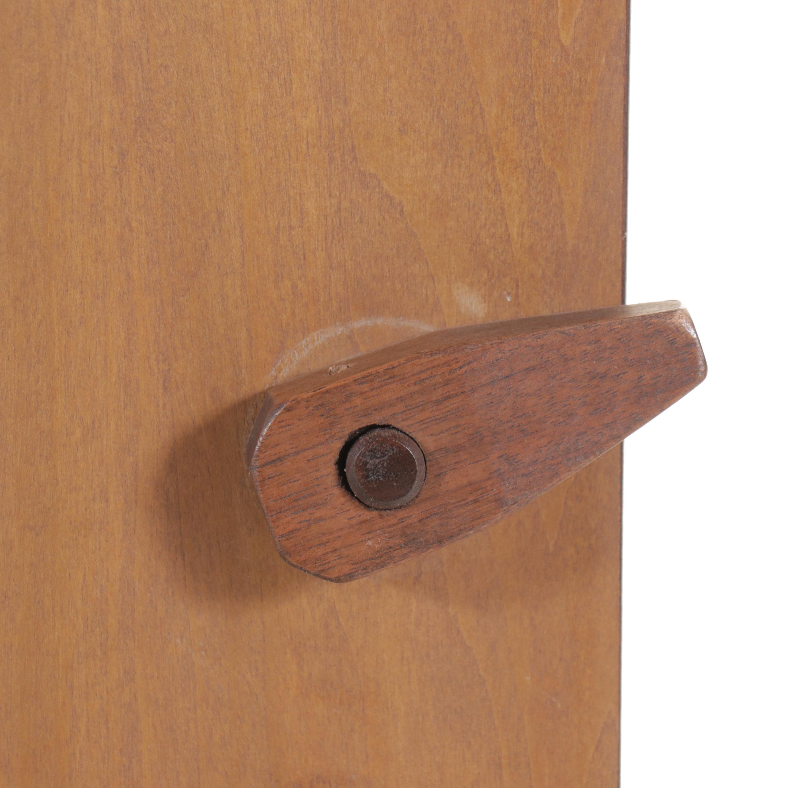 David T. Smith Shaker Style Painted Wooden Cabinet