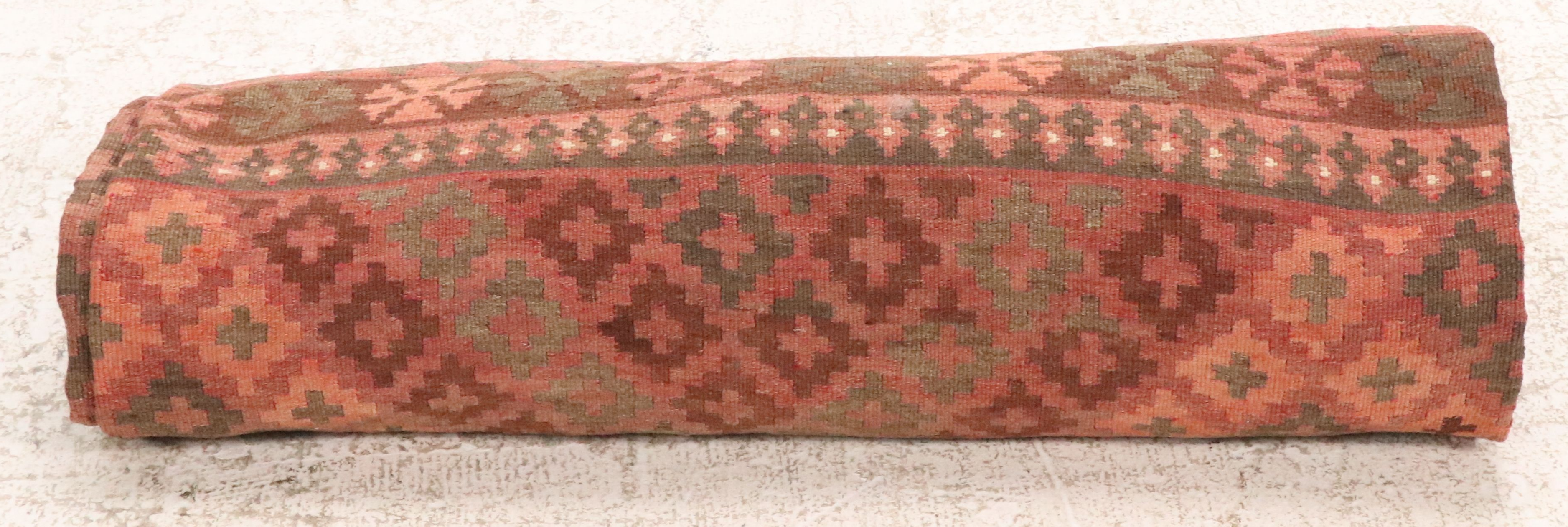 8'7 x 13'8 Handwoven Turkish Kilim Room-Sized Rug