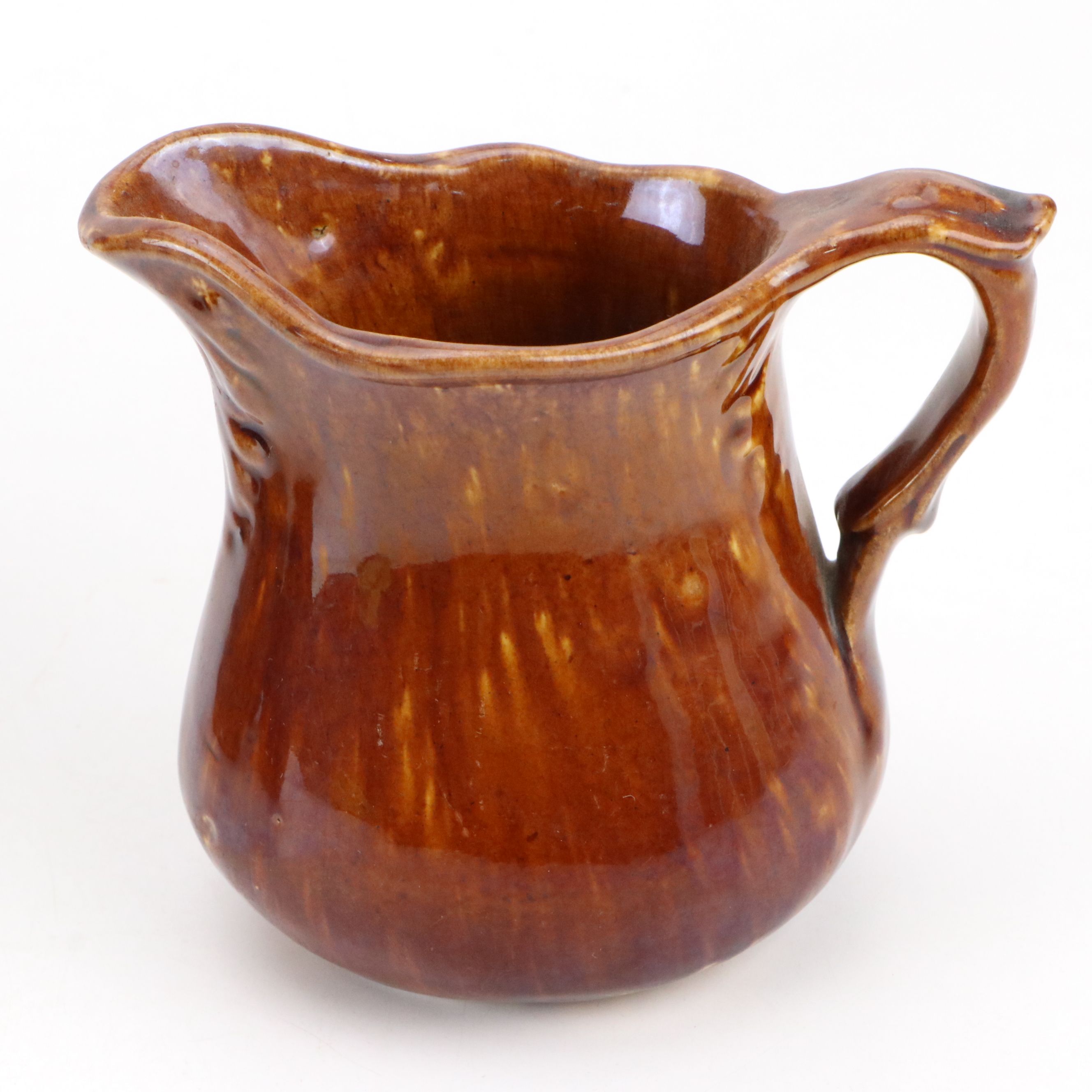 Bennington Rockingham Glazed Molded and Ceramic Pitchers
